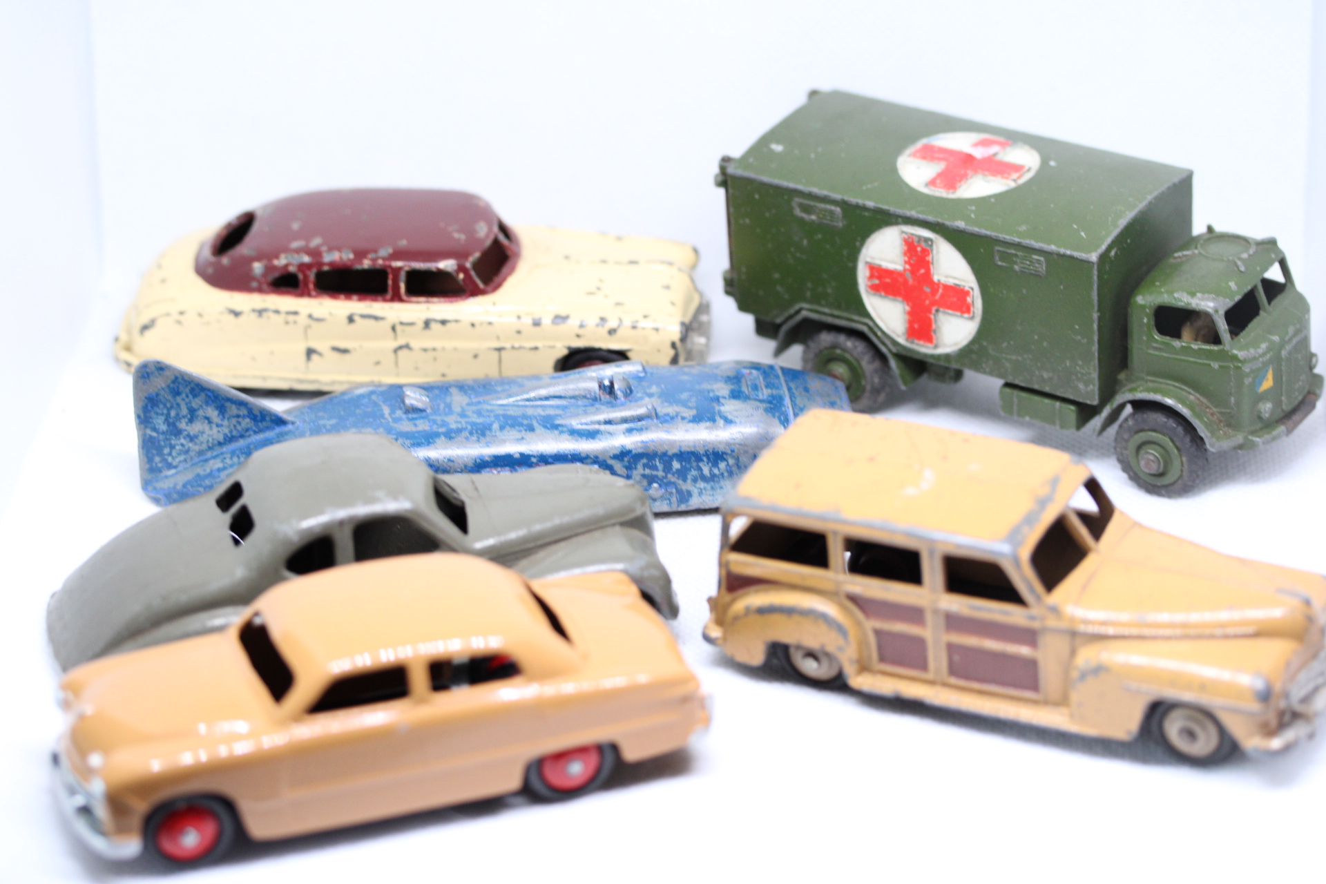 Collection of dinky vehicles
