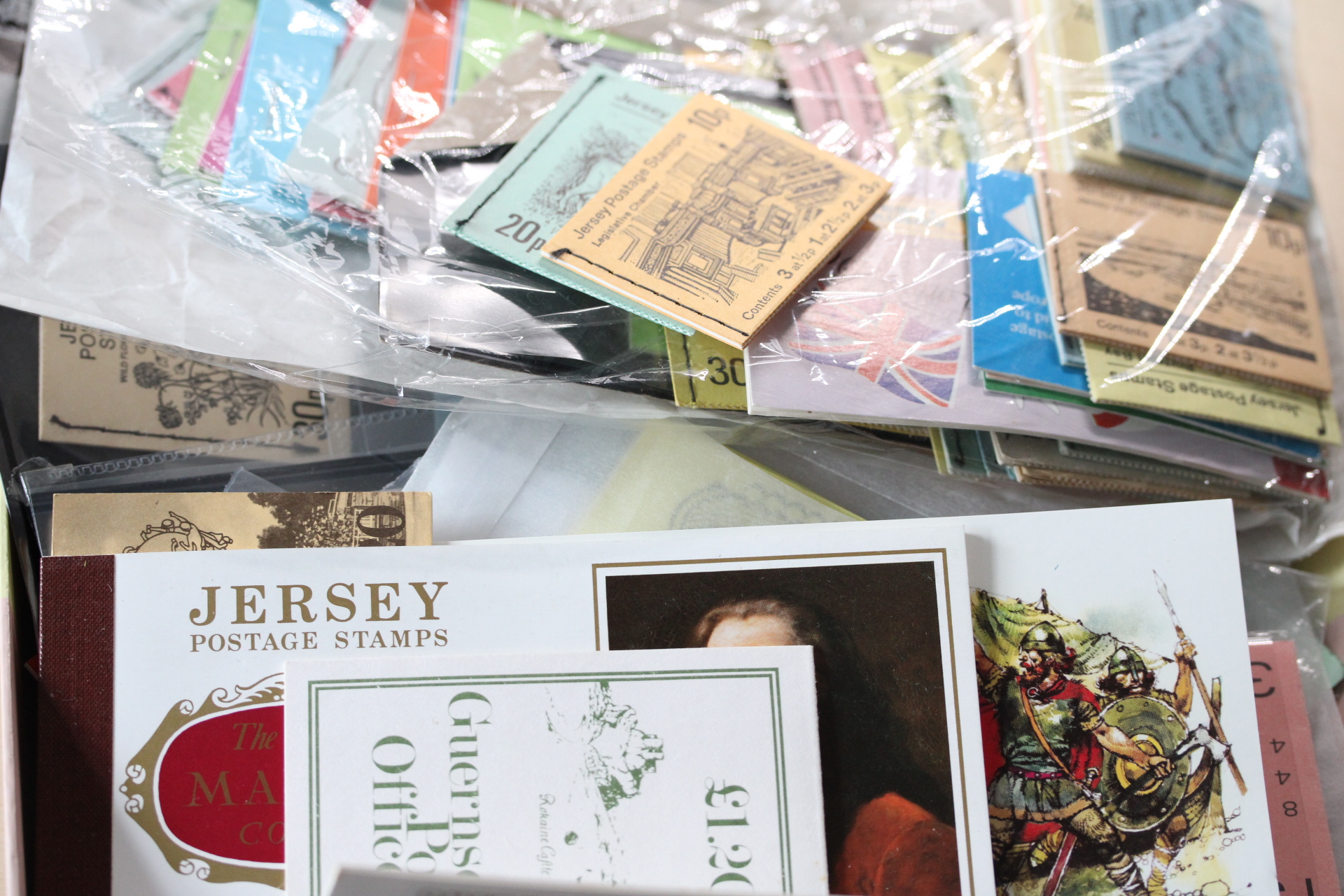 Mint packet stamps