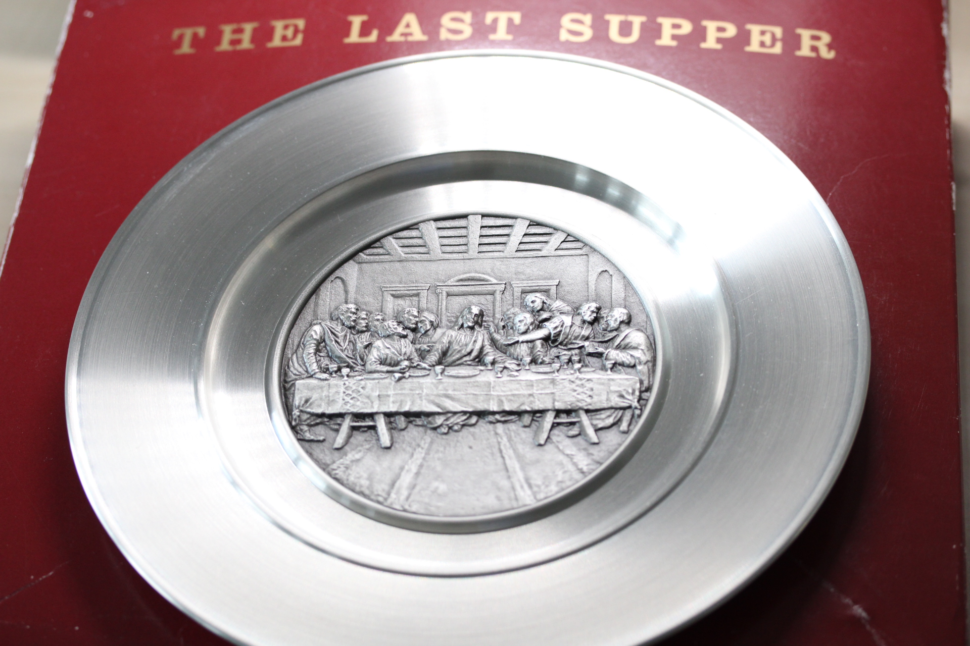 Selangor pewter 'The last super plaque' boxed