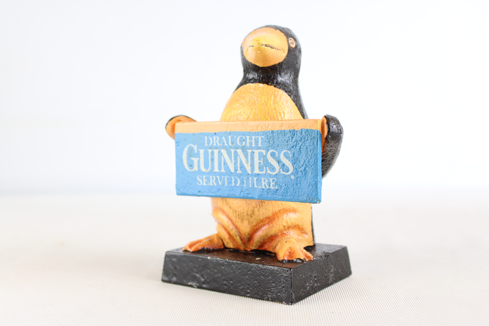 Cast iron Guinness penguin