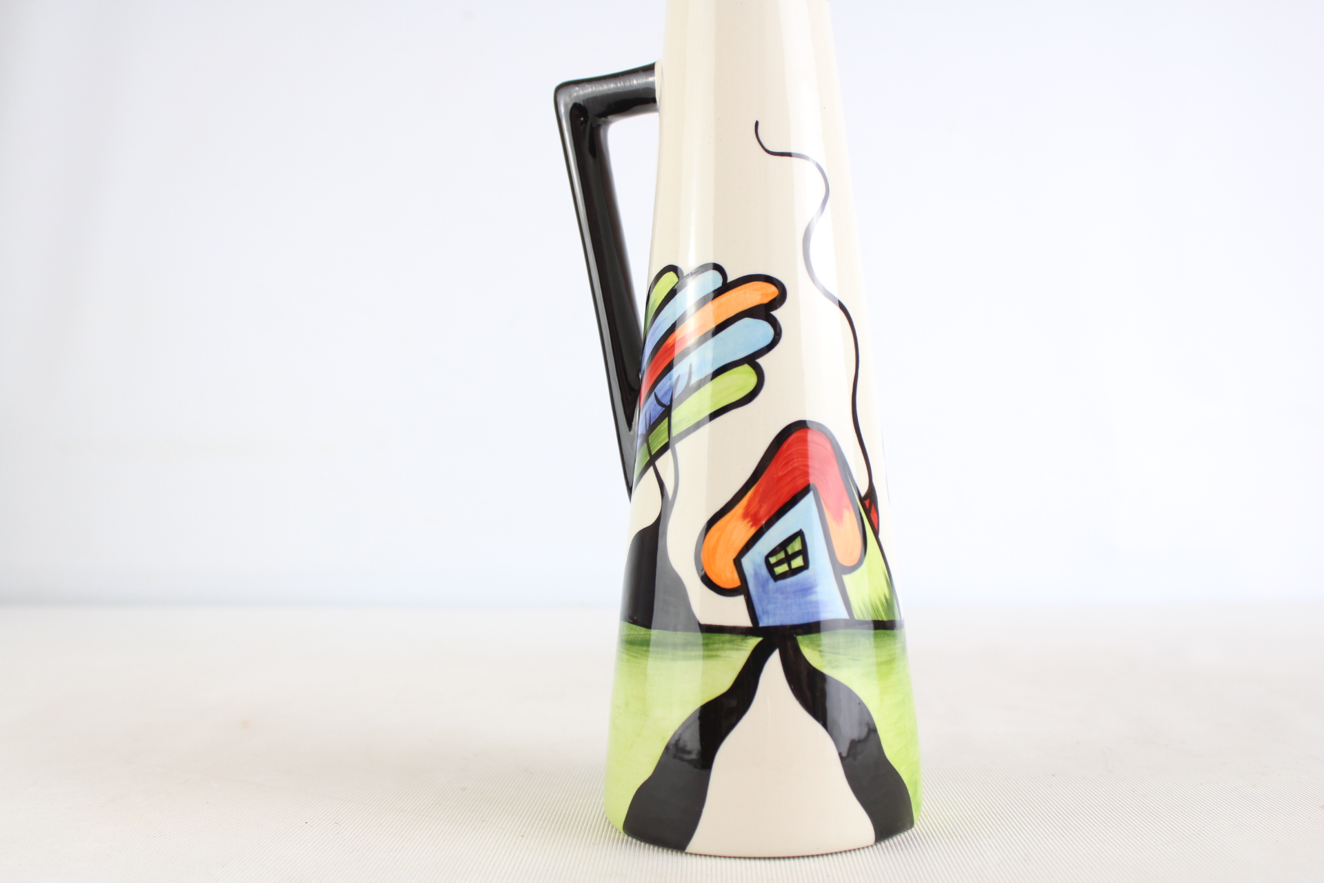 Lorna Bailey conical jug fantasia cottage