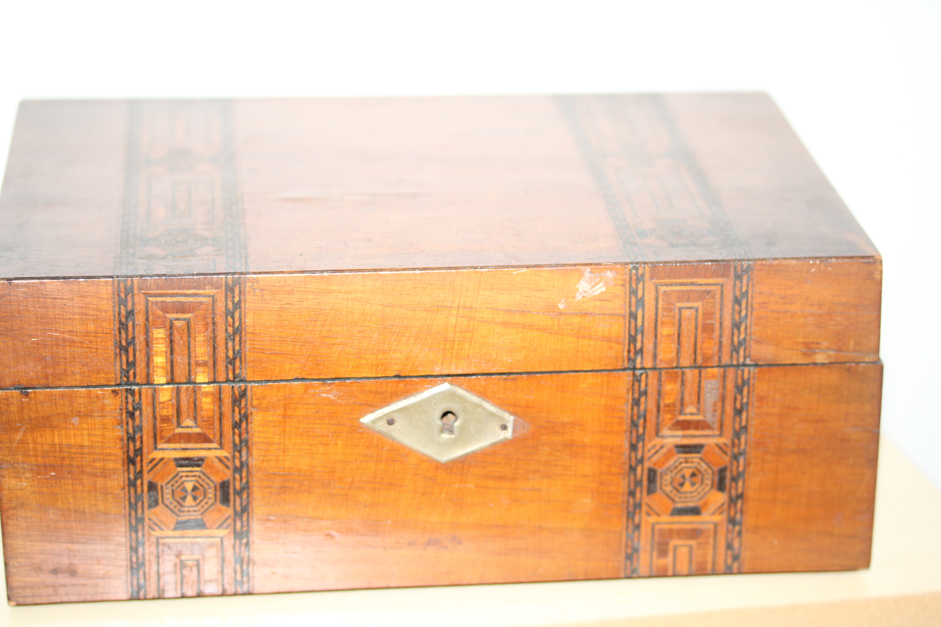 inlaid writing box