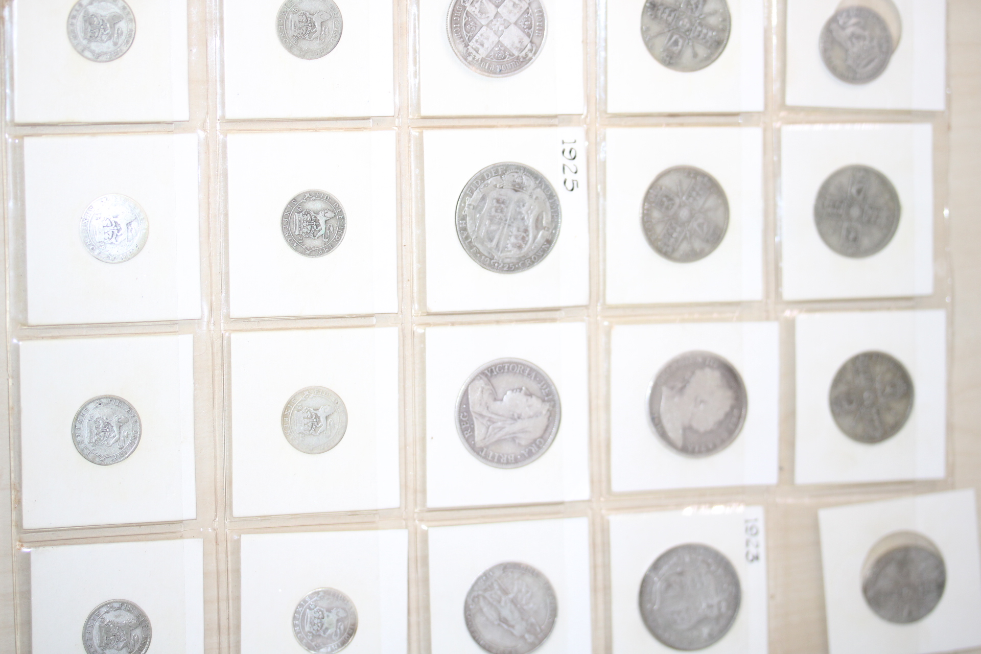 Collection of british silver coins