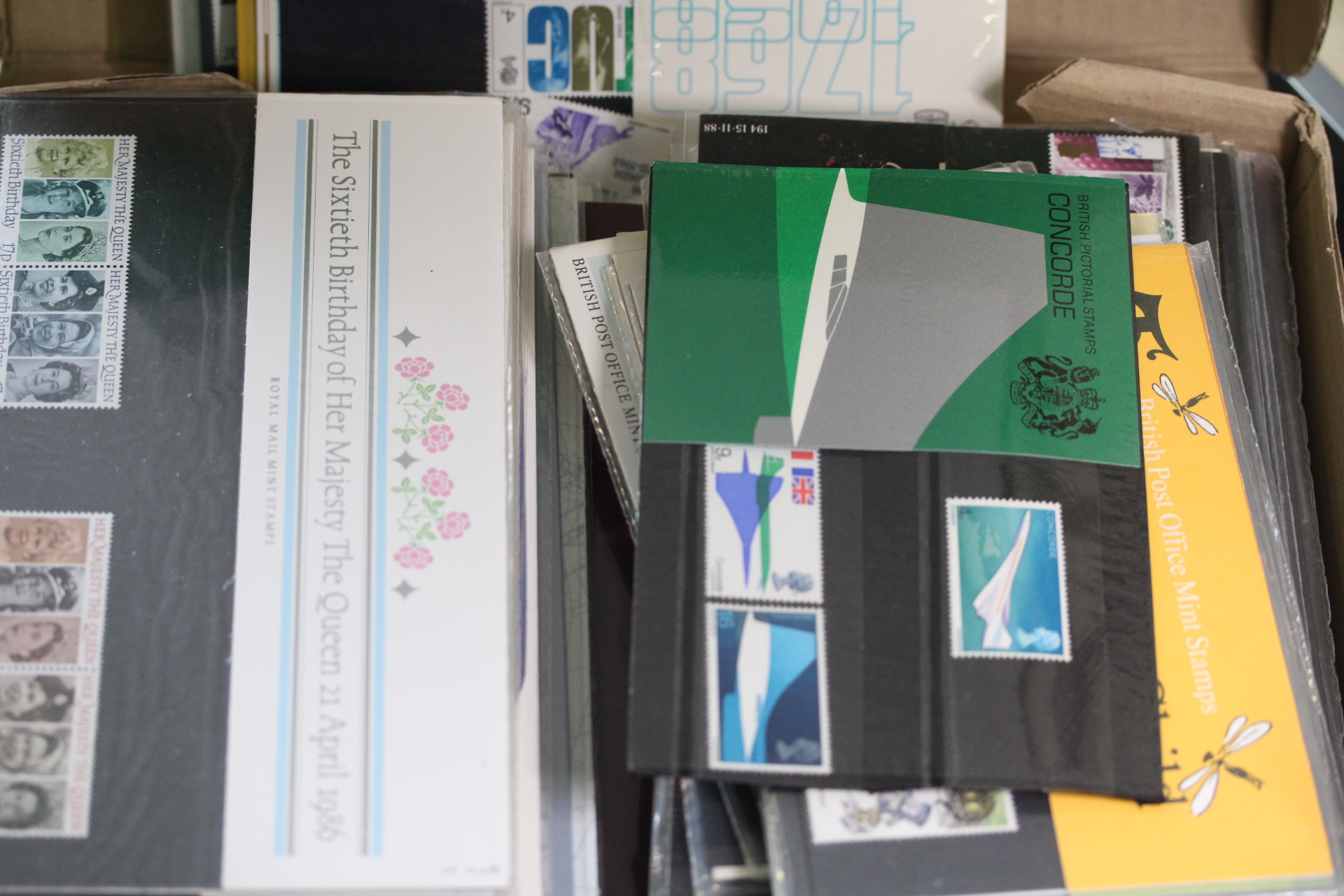 Collection of presentation packs - mint stamps