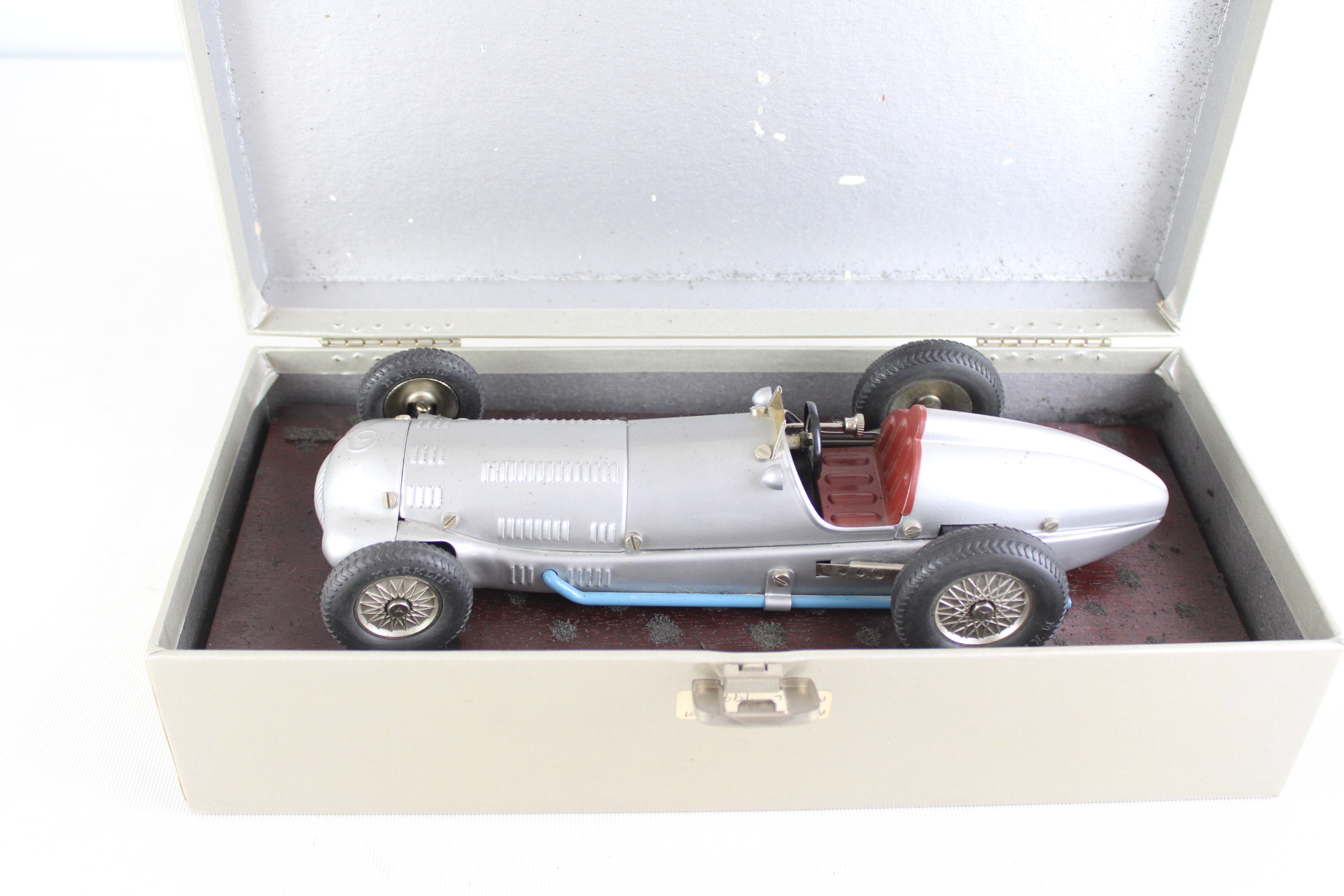 Marklin Clockwork Mercedes-Benz Silver Arrow Racing Car in Presentation Case