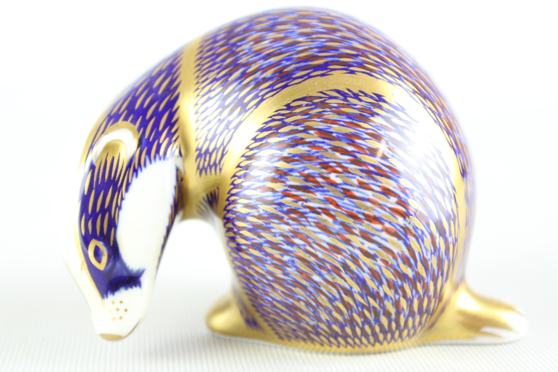 Royal Crown Derby Honey Badger Bone China Paperweight