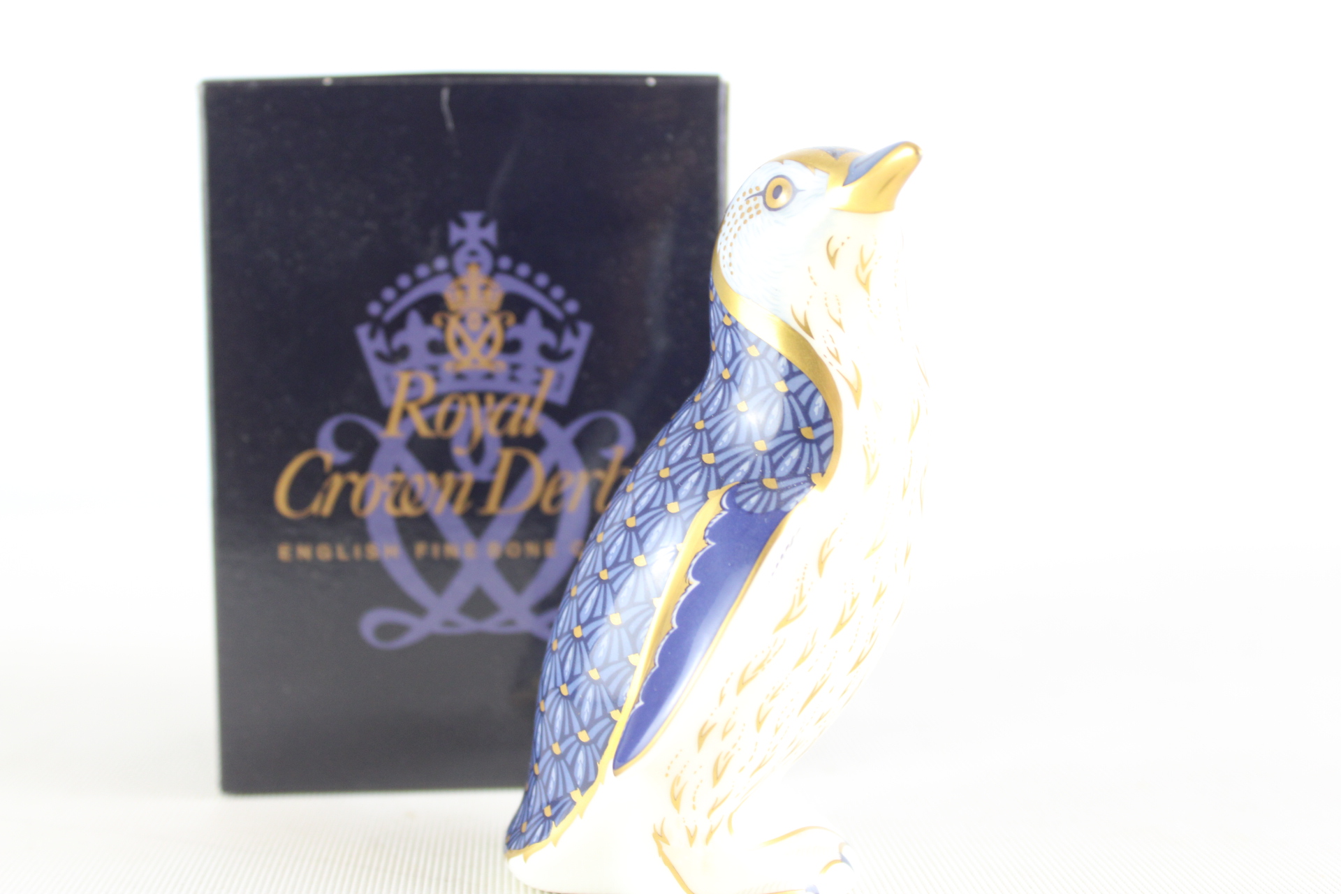 Royal Crown Derby Fine Bone China Fairy Penguin Paperweight with Original Box