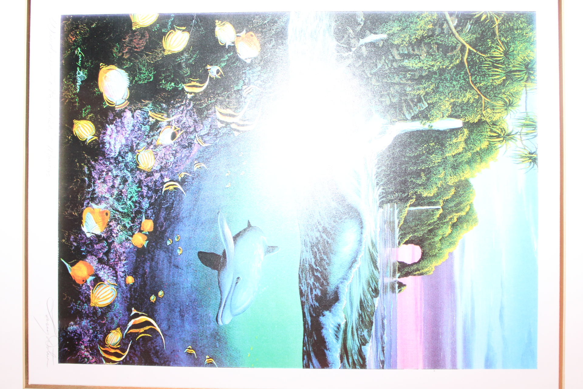 Larry Dotson Window to Paradise 1995 Signed Offset Lithograph