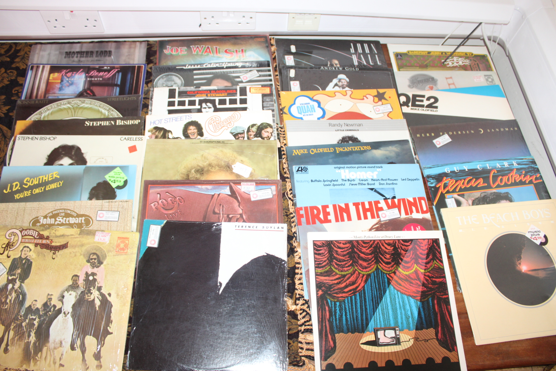 A Collection of Singer-Songwriter and Rock Vinyl LP Records