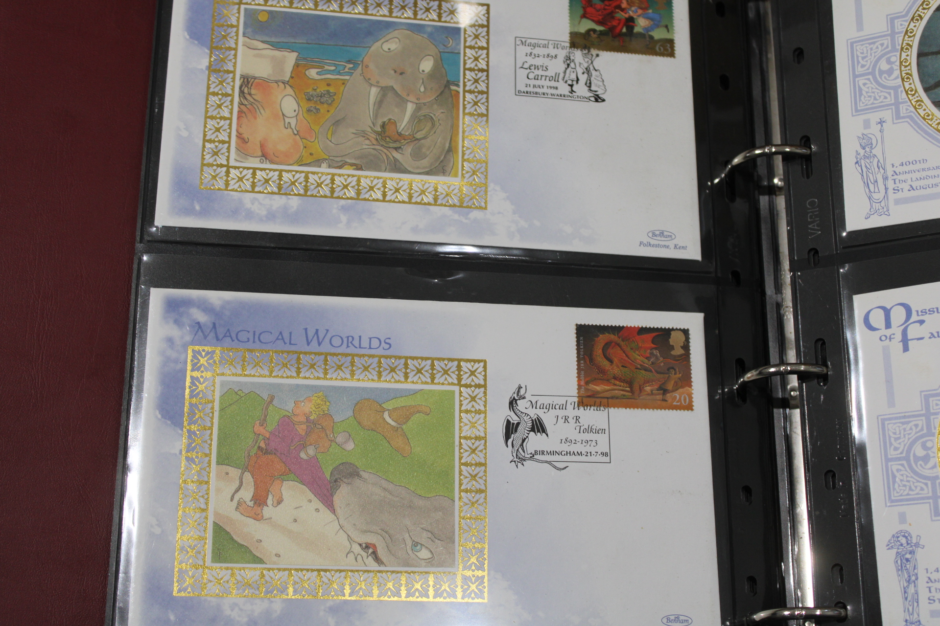 Well filled first day cover album