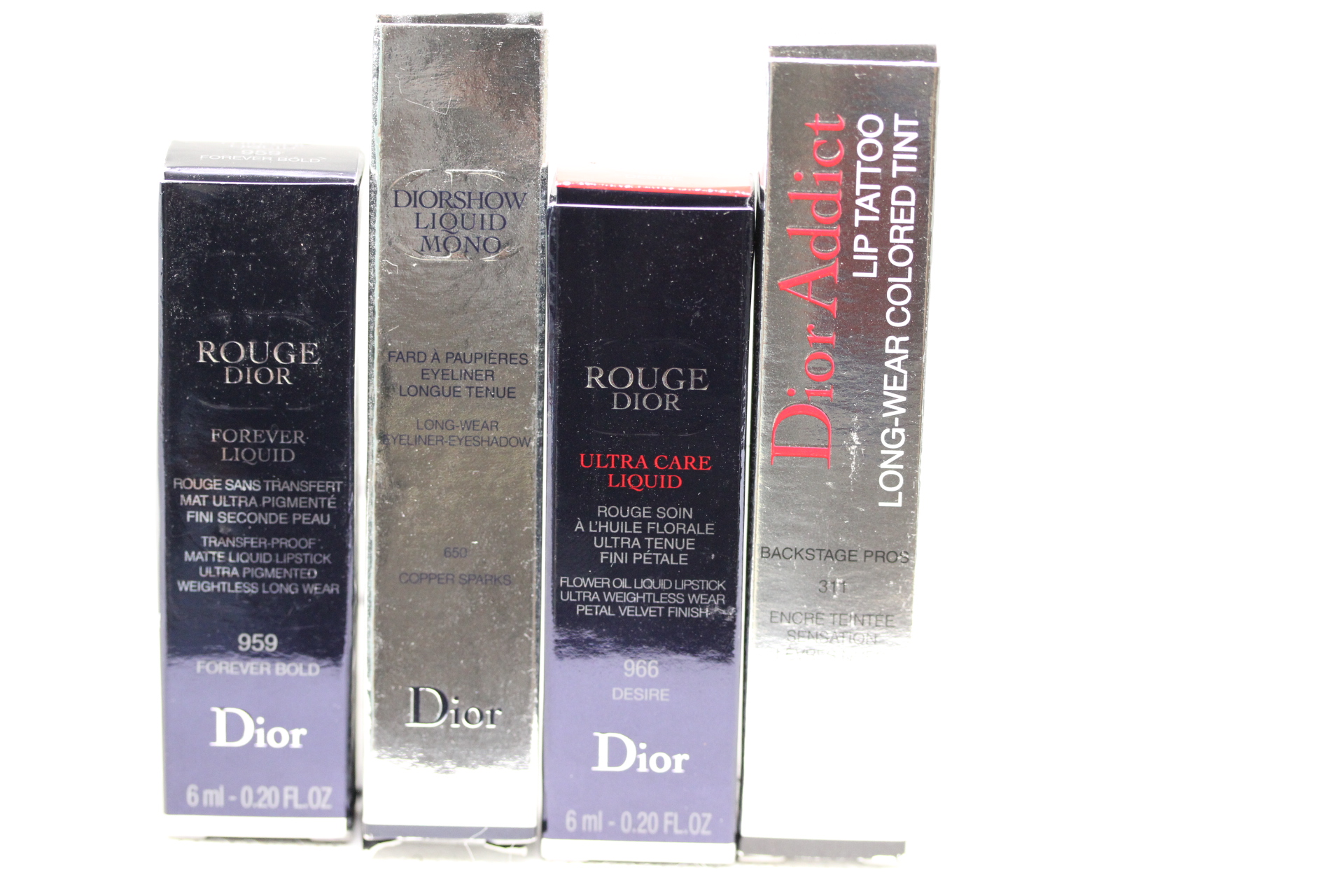 Collection of Dior products