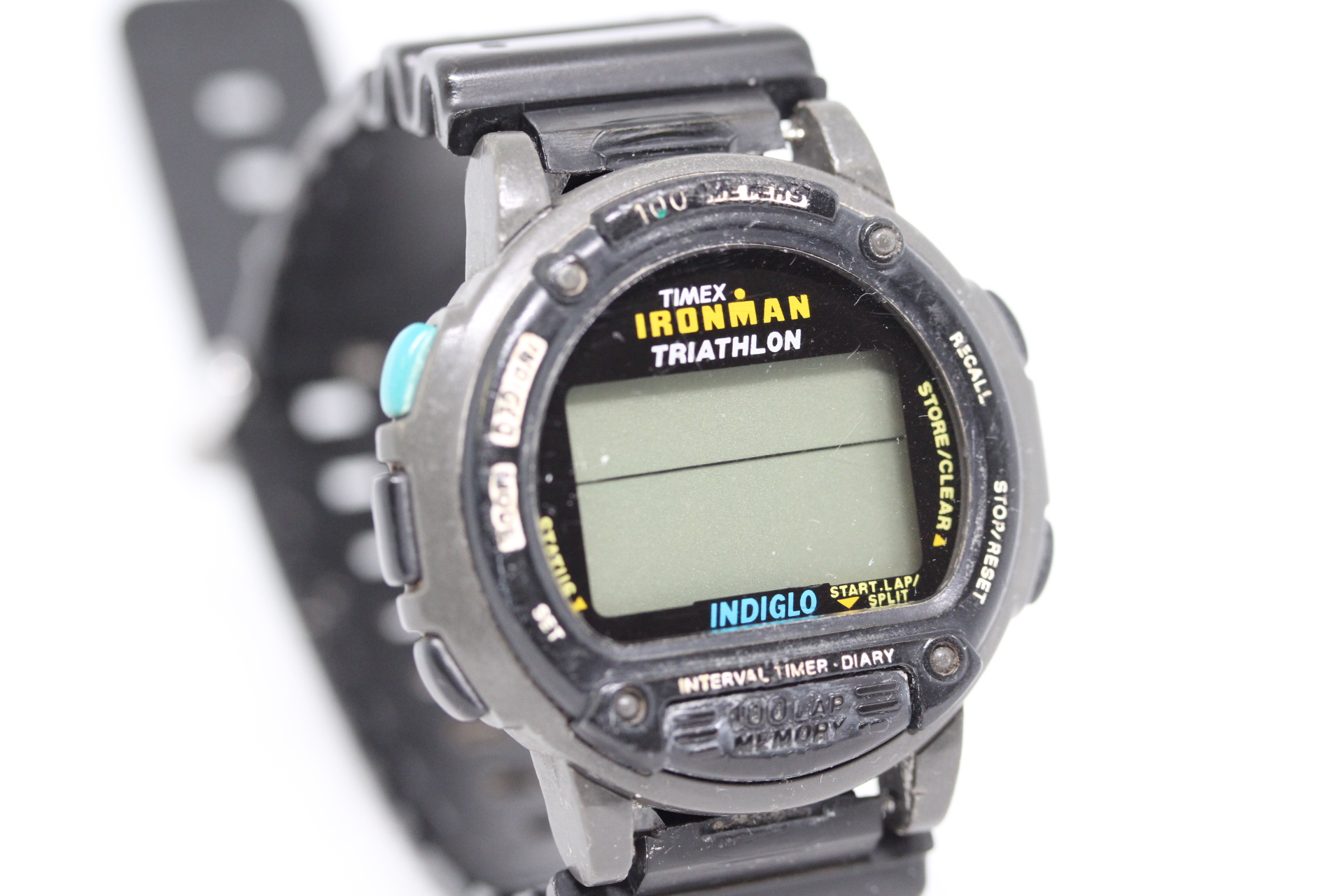 Gents Timex Iron Man Triathlon Indigo LCD Digital Multi-Function Watch.
