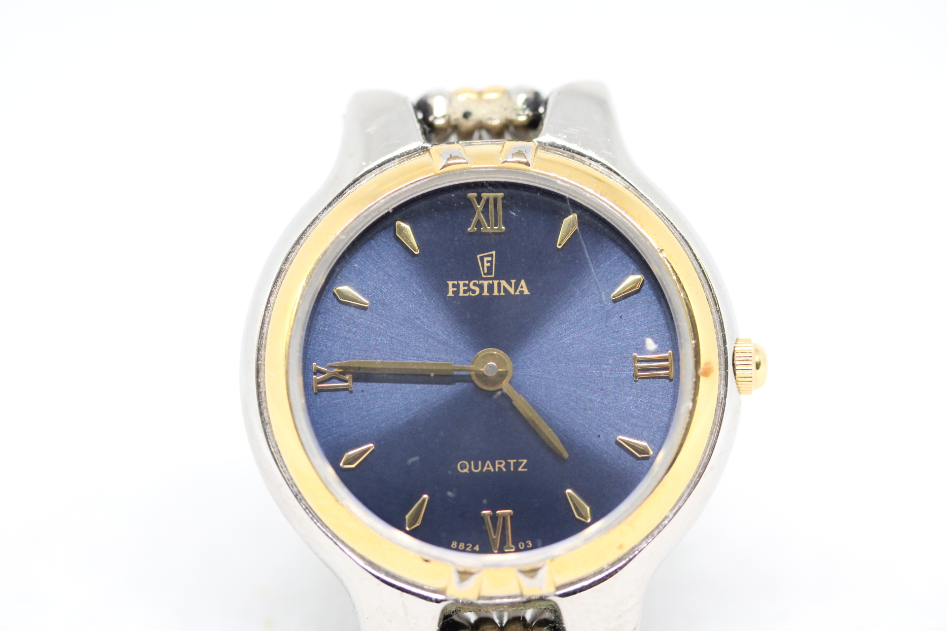 Ladies Two Tone Plated Festina Quartz Watch.
