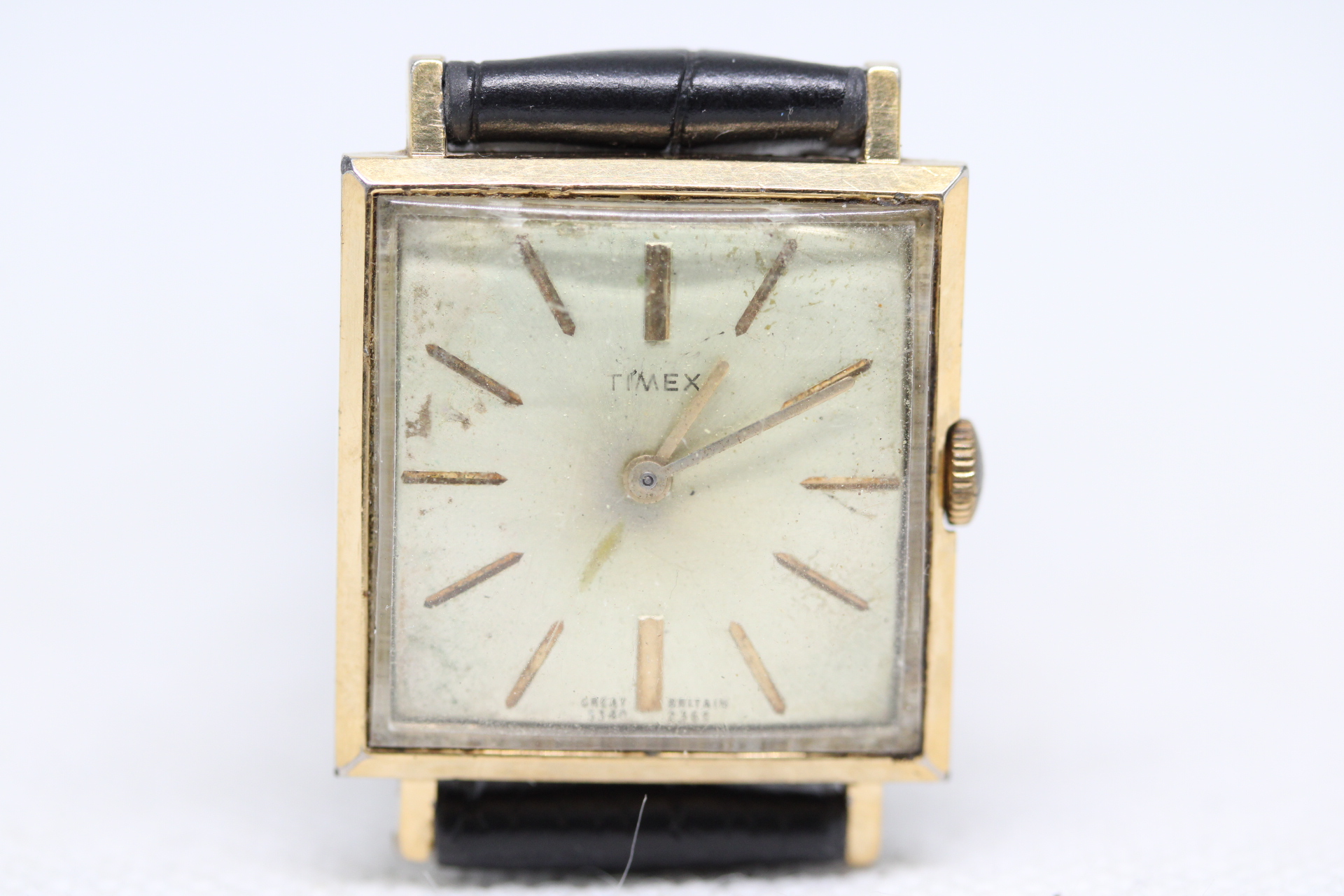 Gents Timex Great Britain Gold Plated Mechanical Wind Watch
