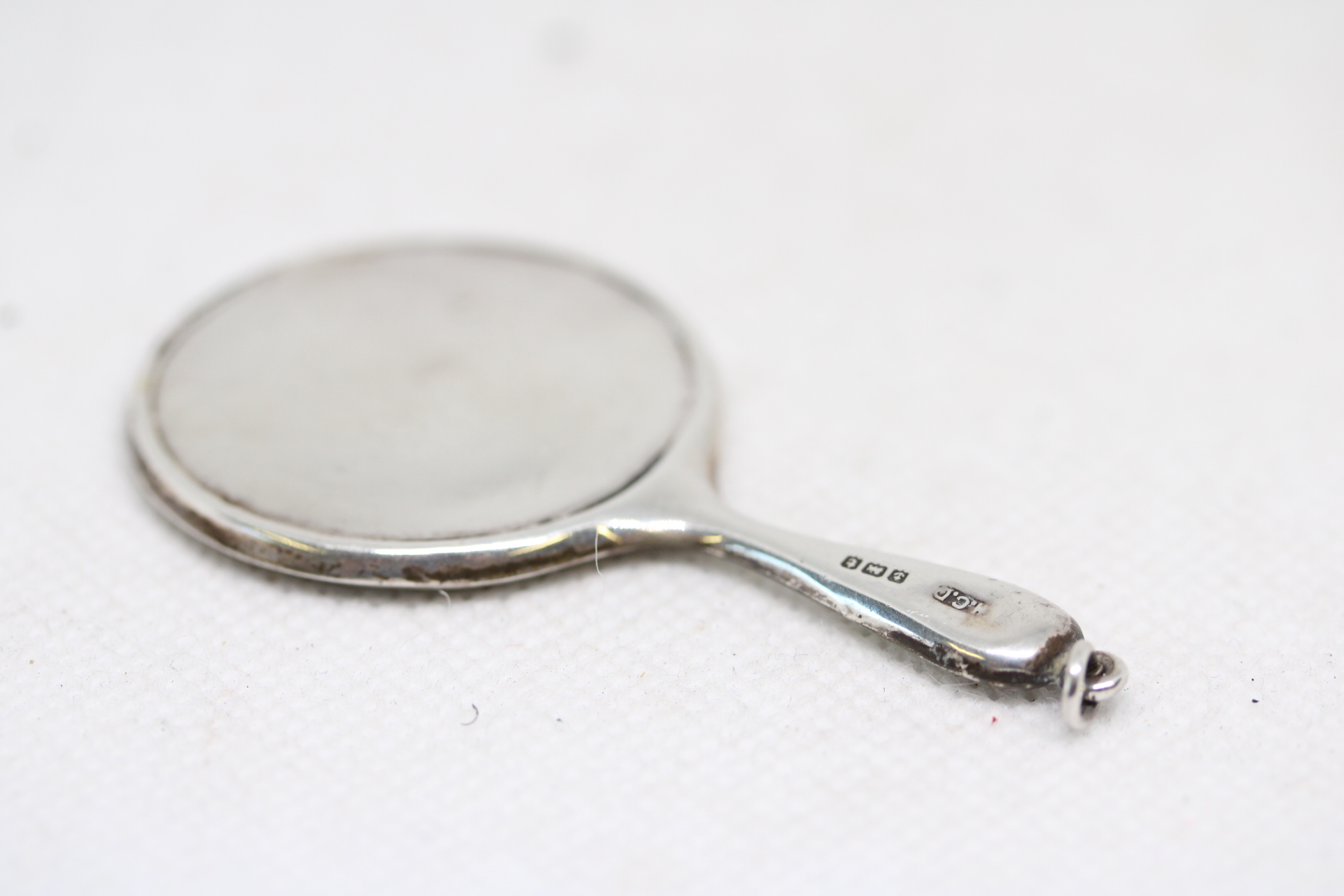 Silver pocket mirror Birmingham 1918