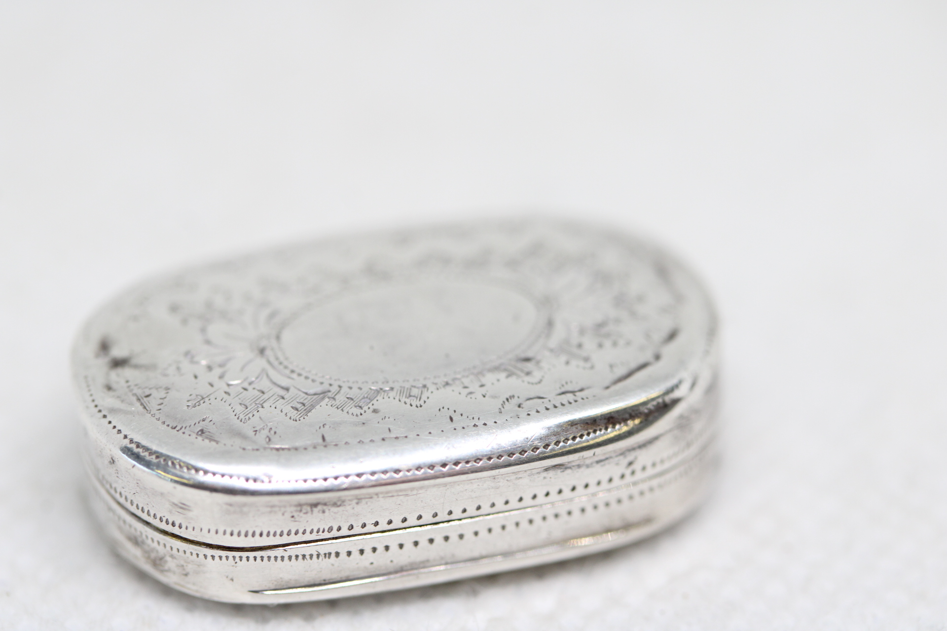 Georgian silver vinaigrette Joseph Willmore Birmingham 1811