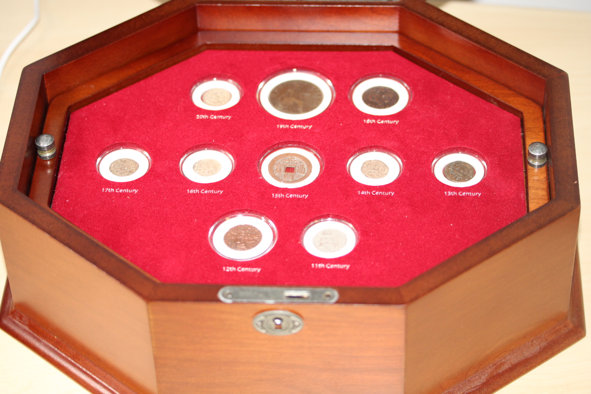 Danbury mint 20 centuries of coins in presentation box