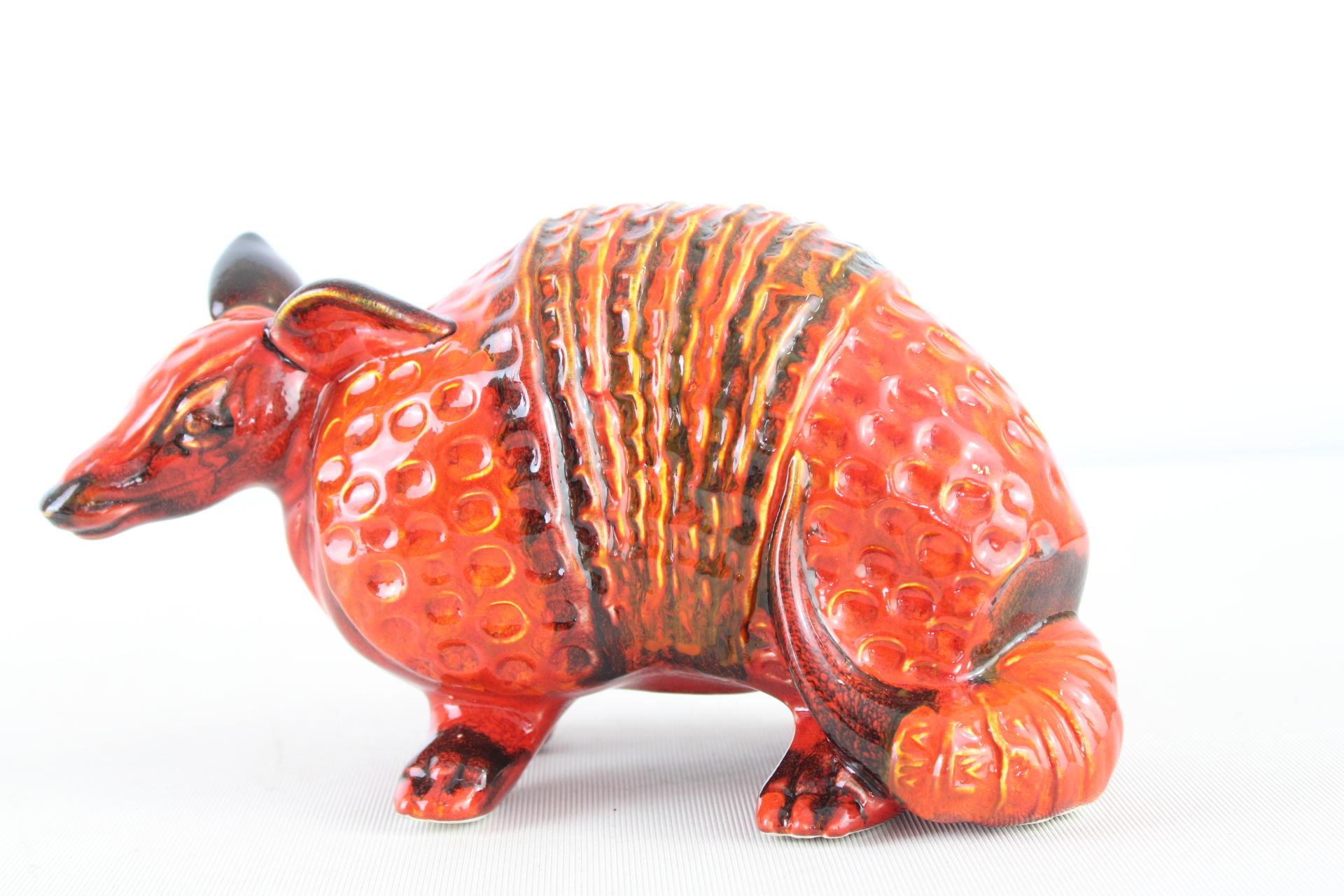 Anita Harris Armadillo signed in gold