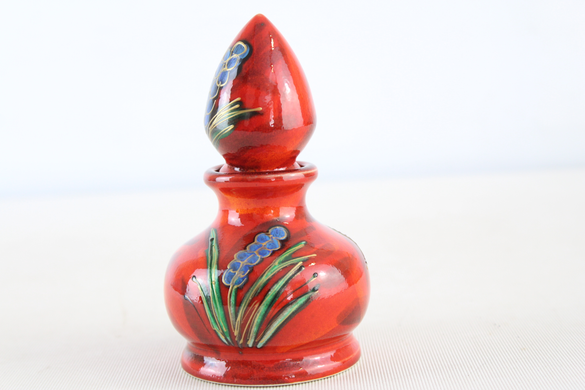 Anita Harris perfume bottle signed in gold