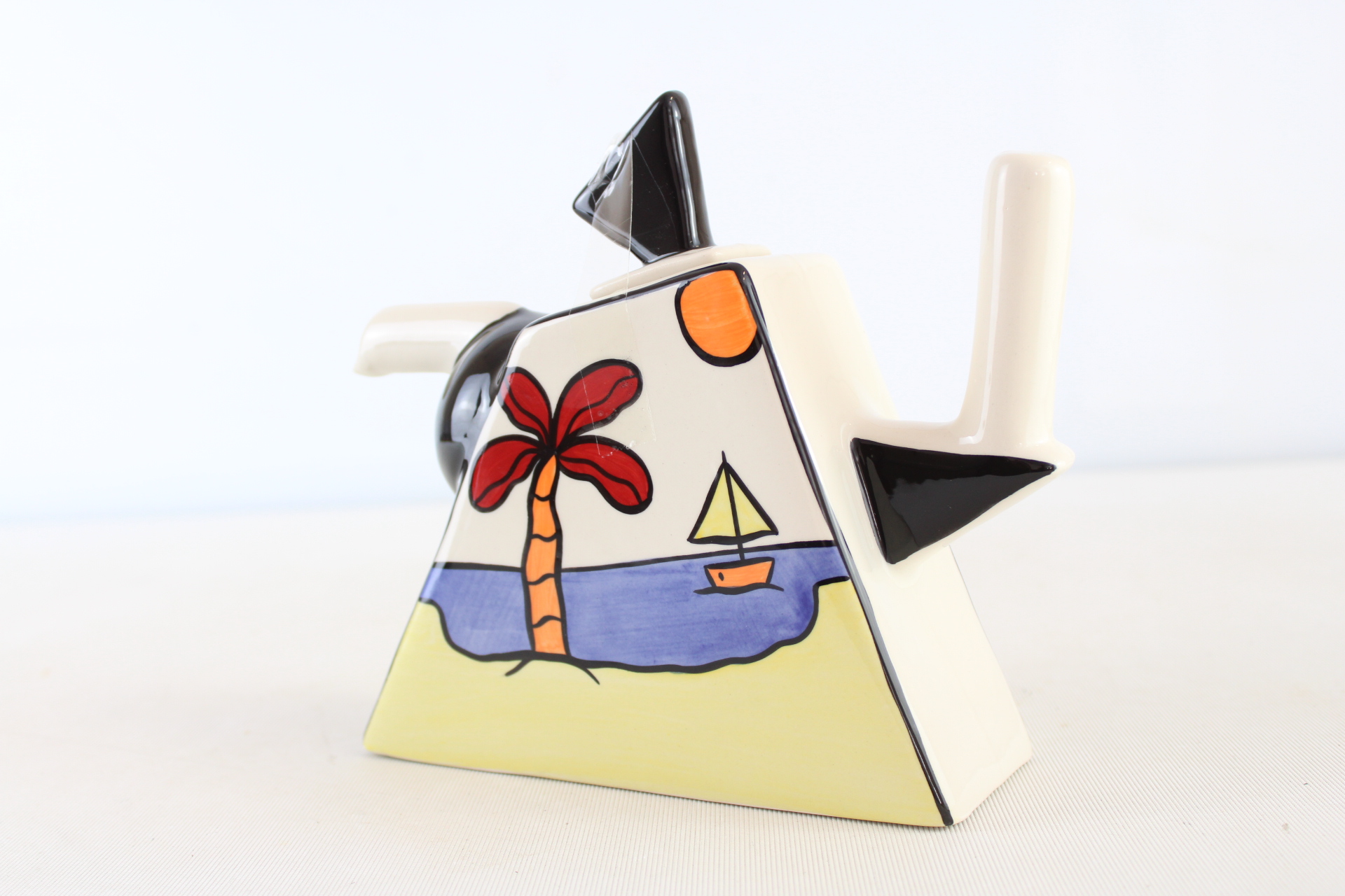Lorna Bailey wedge teapot fantasia