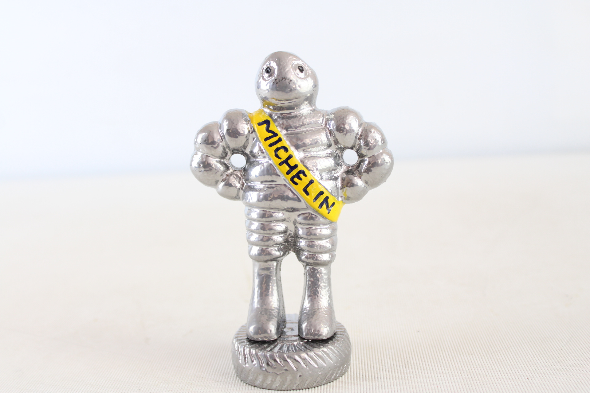 Chrome small Michelin man figure