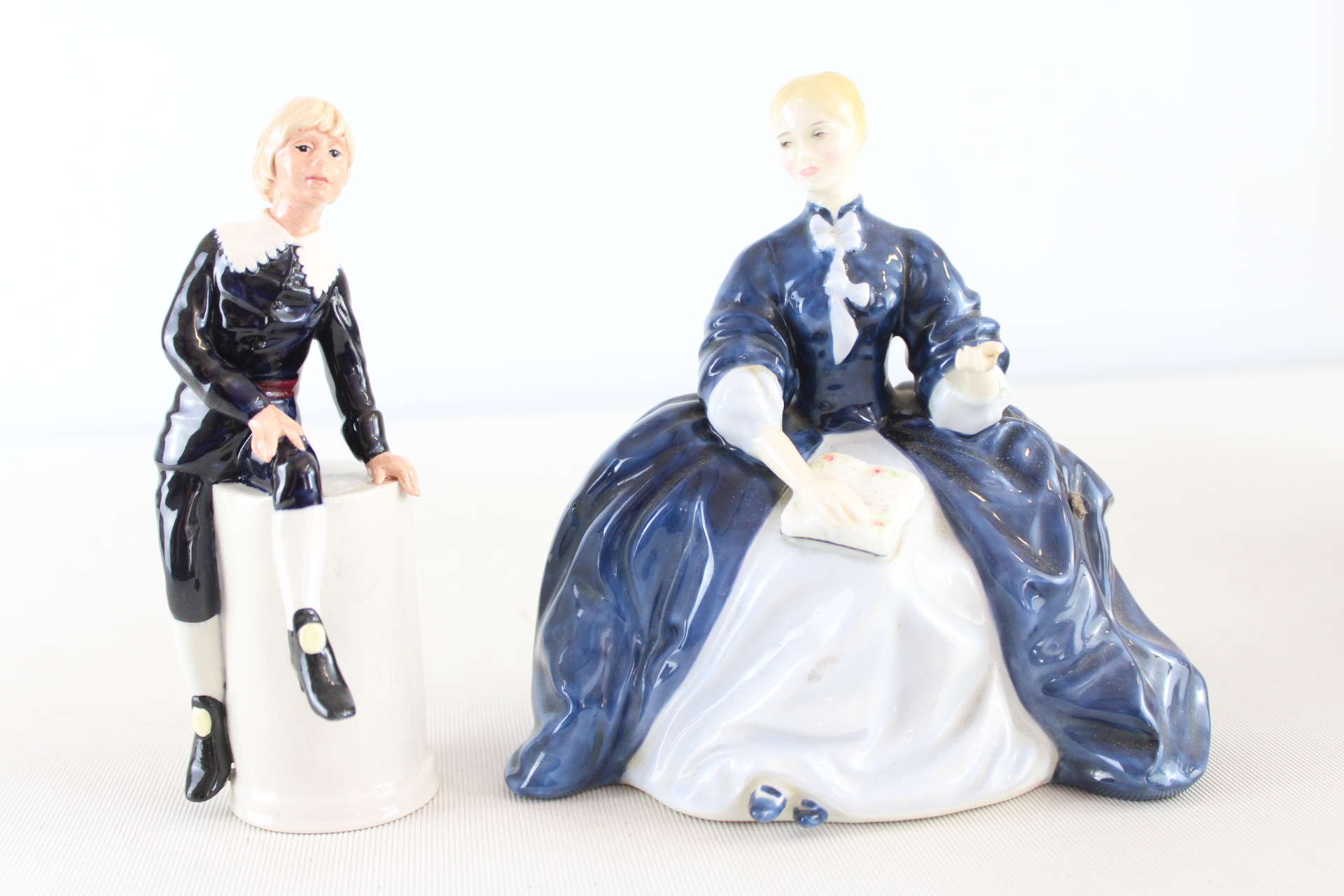 Two Royal Doulton Porcelain Figurines Laurianne HN 2719 and Little Lord Fauntleroy HN 2972