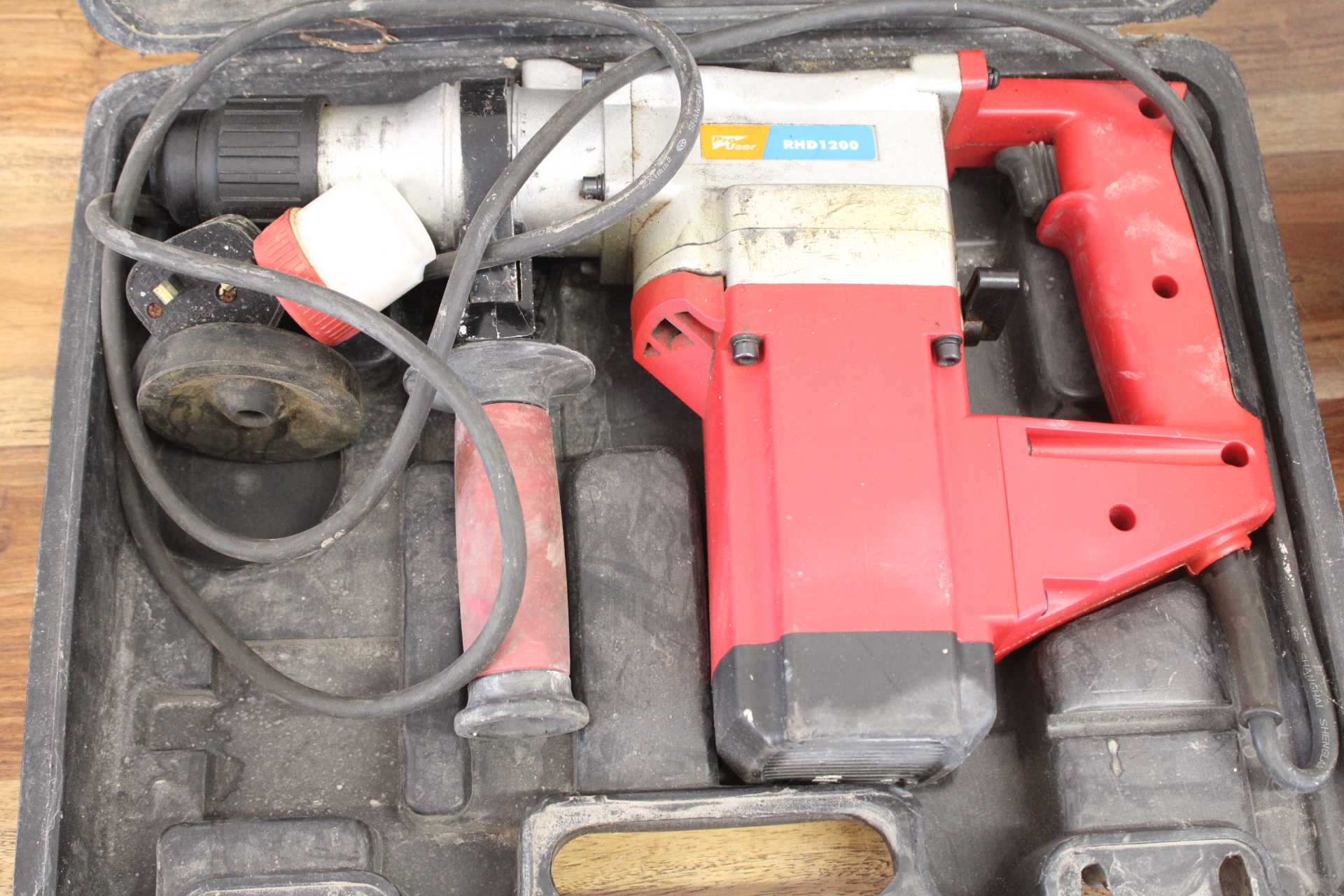Pro-User RHD1200 Rotary Hammer Drill with Carrying Case