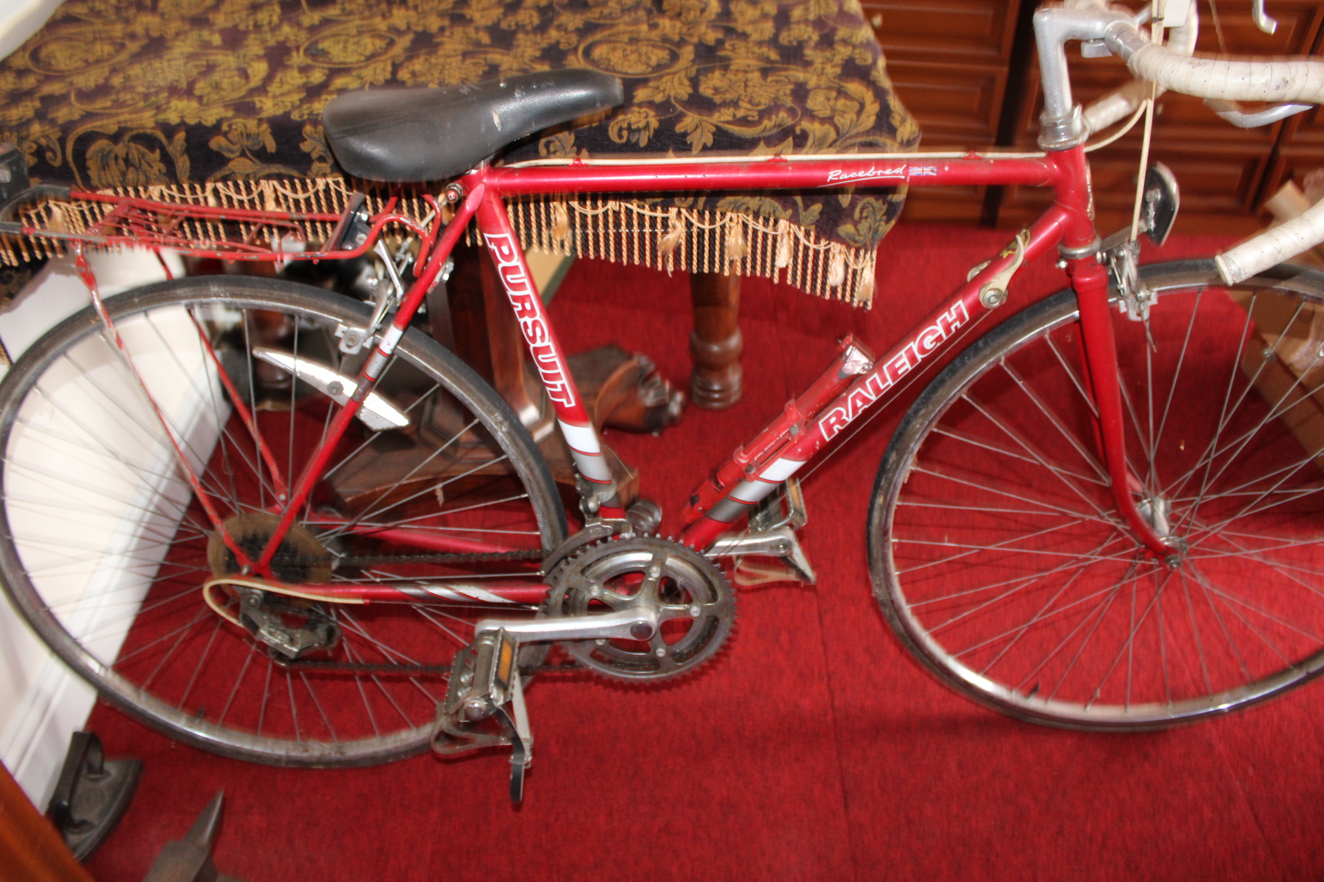 Vintage Raleigh Pursuit Steel Road Bicycle