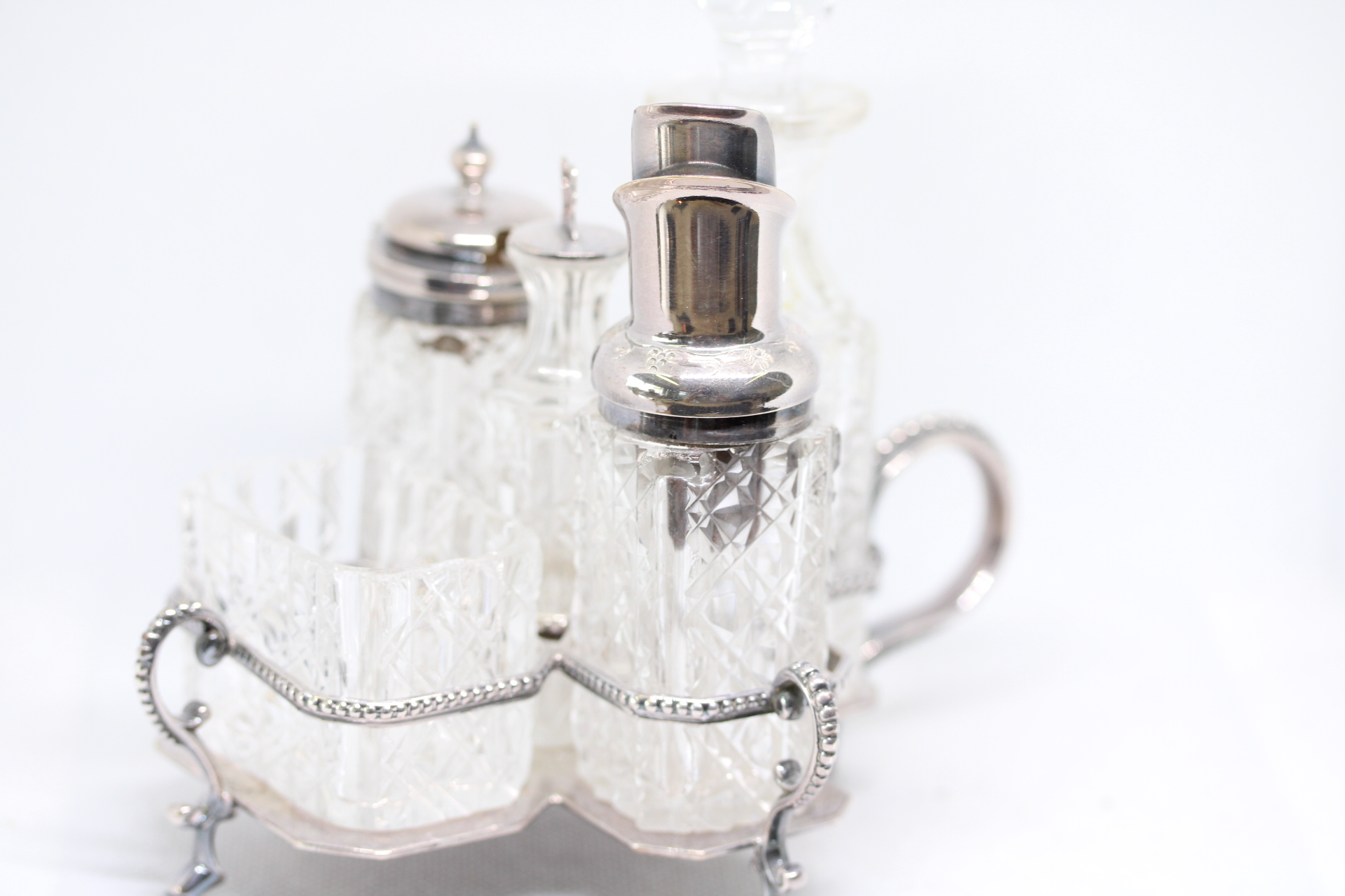 Victorian cruet set