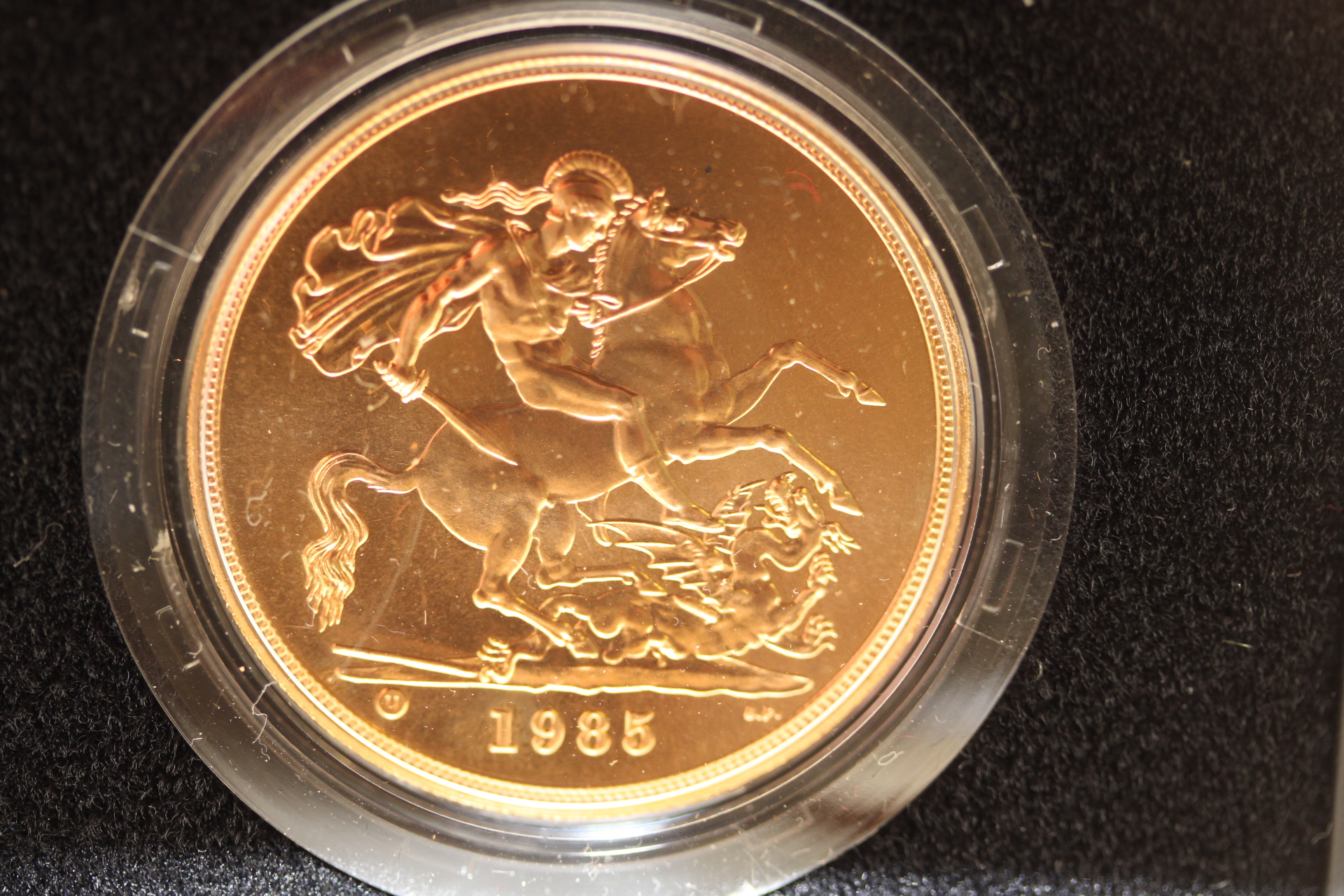 1985 UK £5 Brilliant Uncirculated Gold Coin -No viewing available