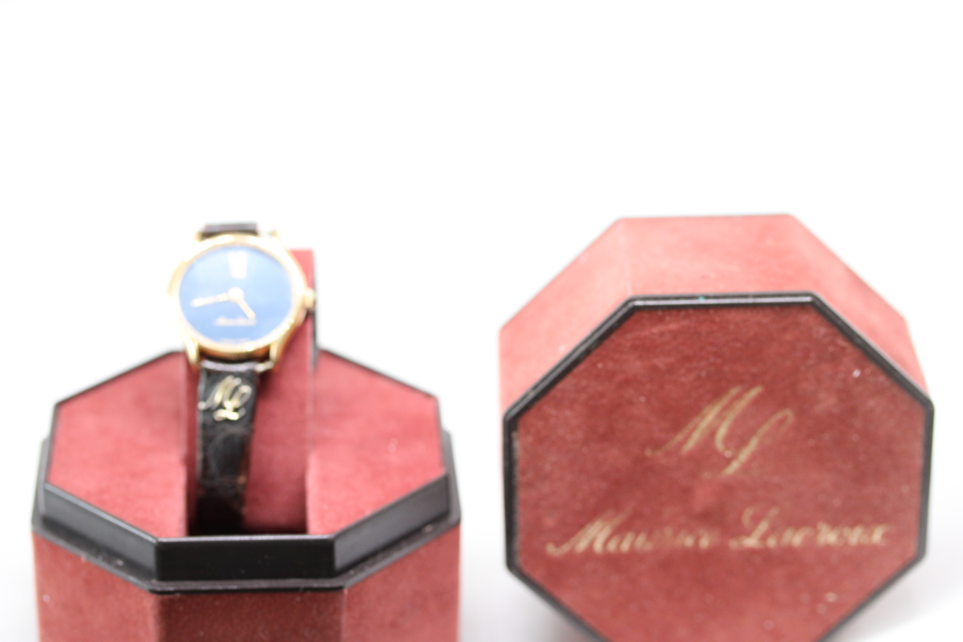 Ladies Maurice Lecroix Gold Plated Swiss Made Hand Winding Dress Watch in Original Box.