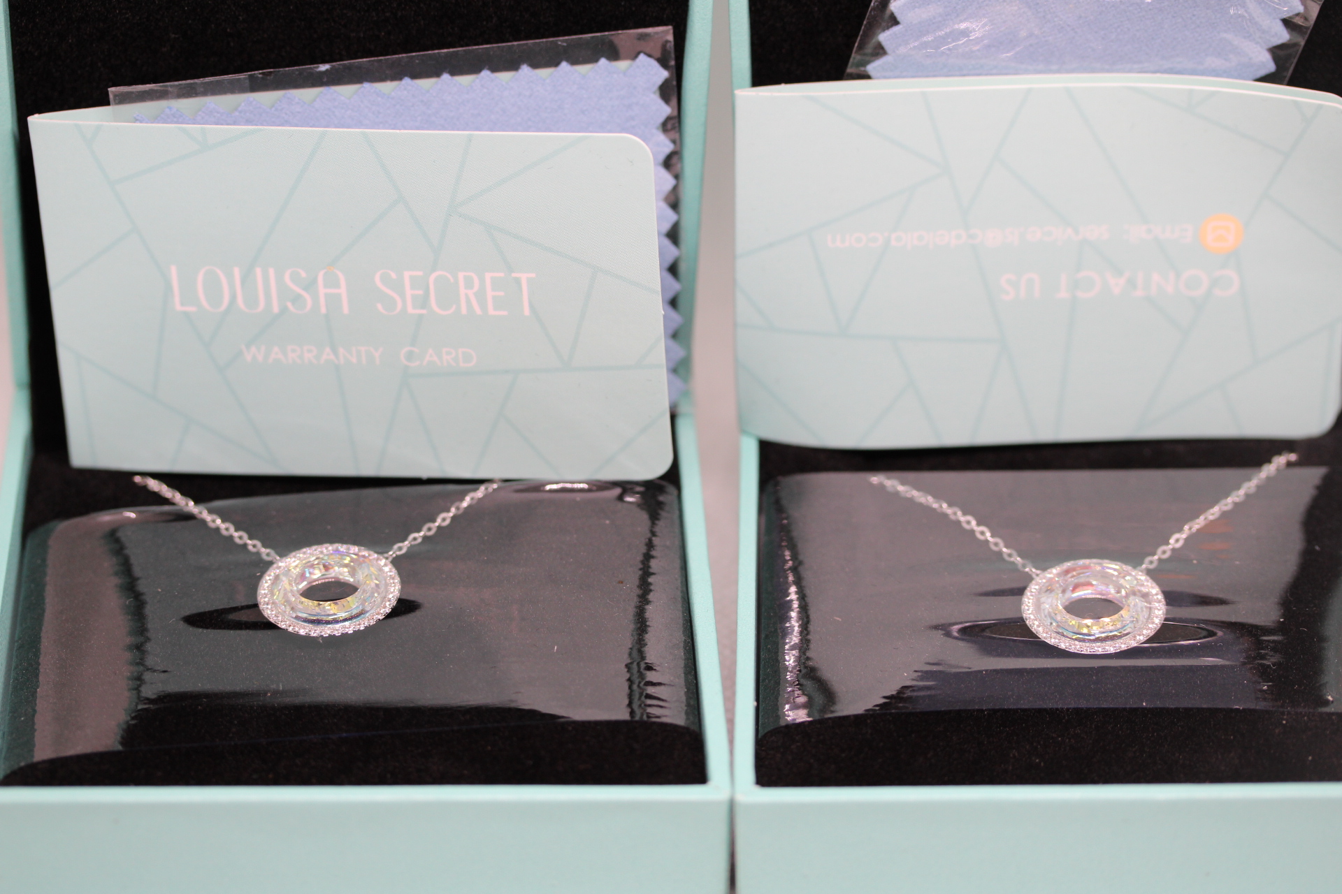 Styles with mystery Louisa secret Silver chain & pendant boxed & unopened x2