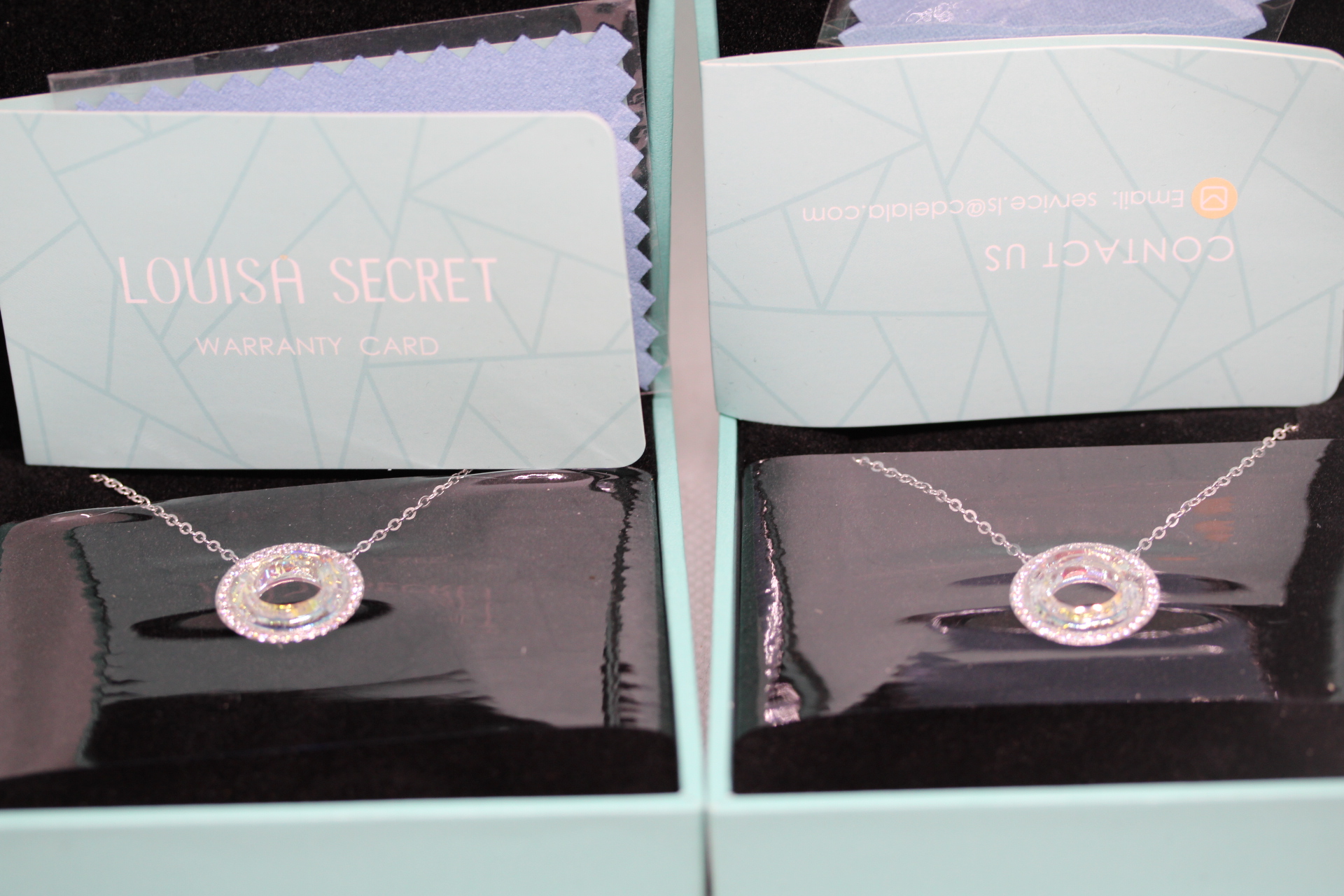 Styles with mystery Louisa secret Silver chain & pendant boxed & unopened x2