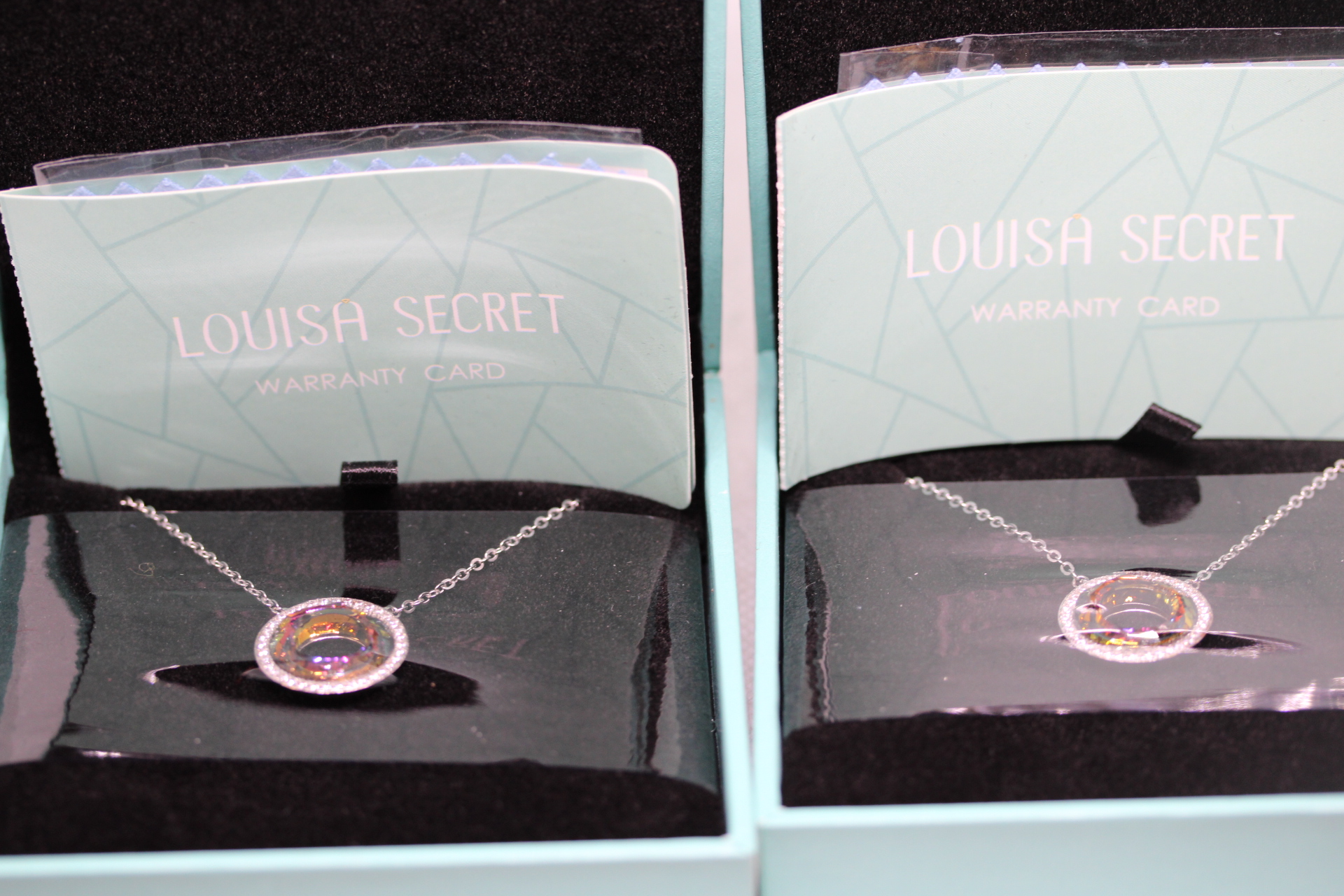 Styles with mystery Louisa secret Silver chain & pendant boxed & unopened x2