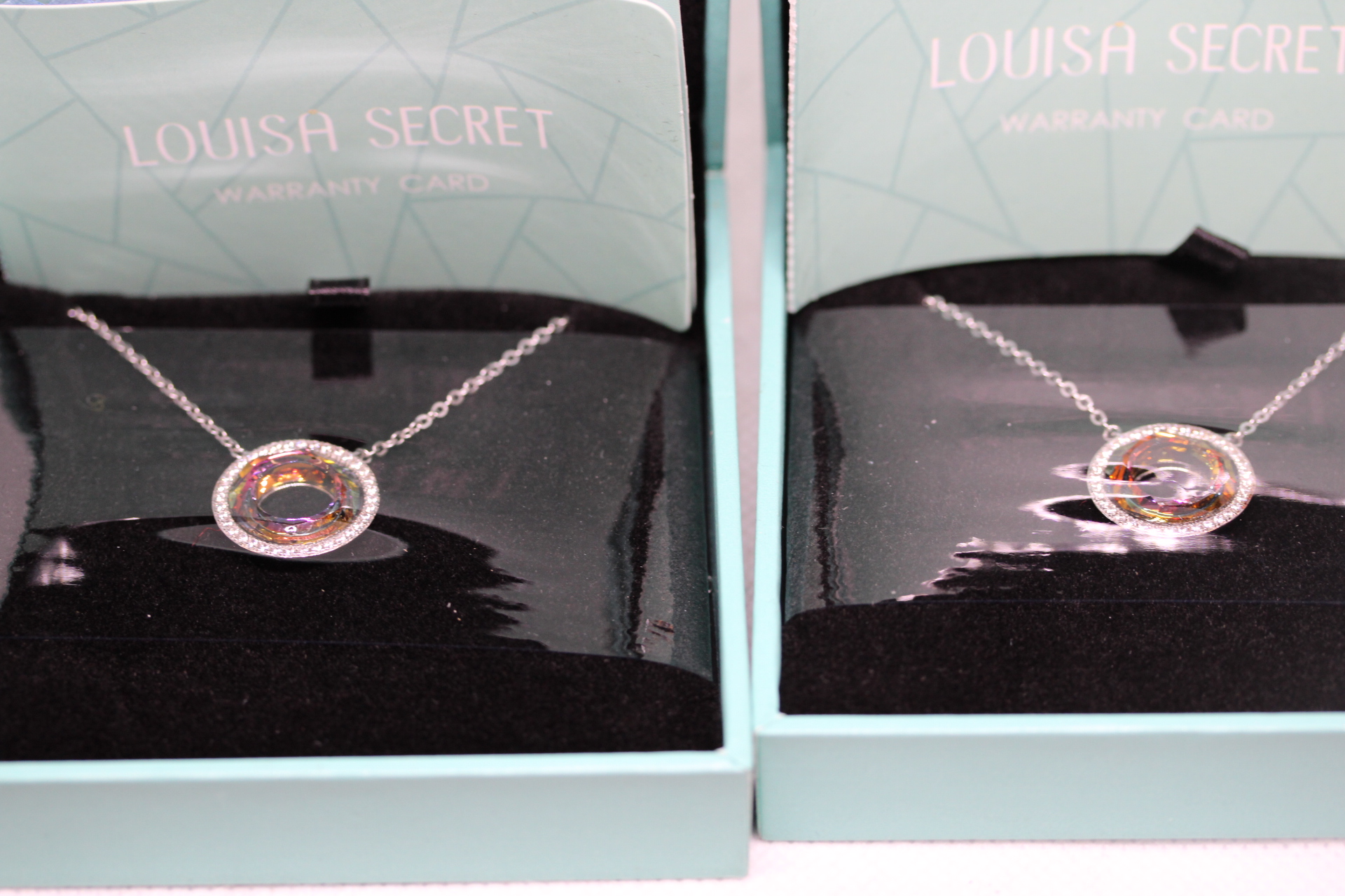 Styles with mystery Louisa secret Silver chain & pendant boxed & unopened x2