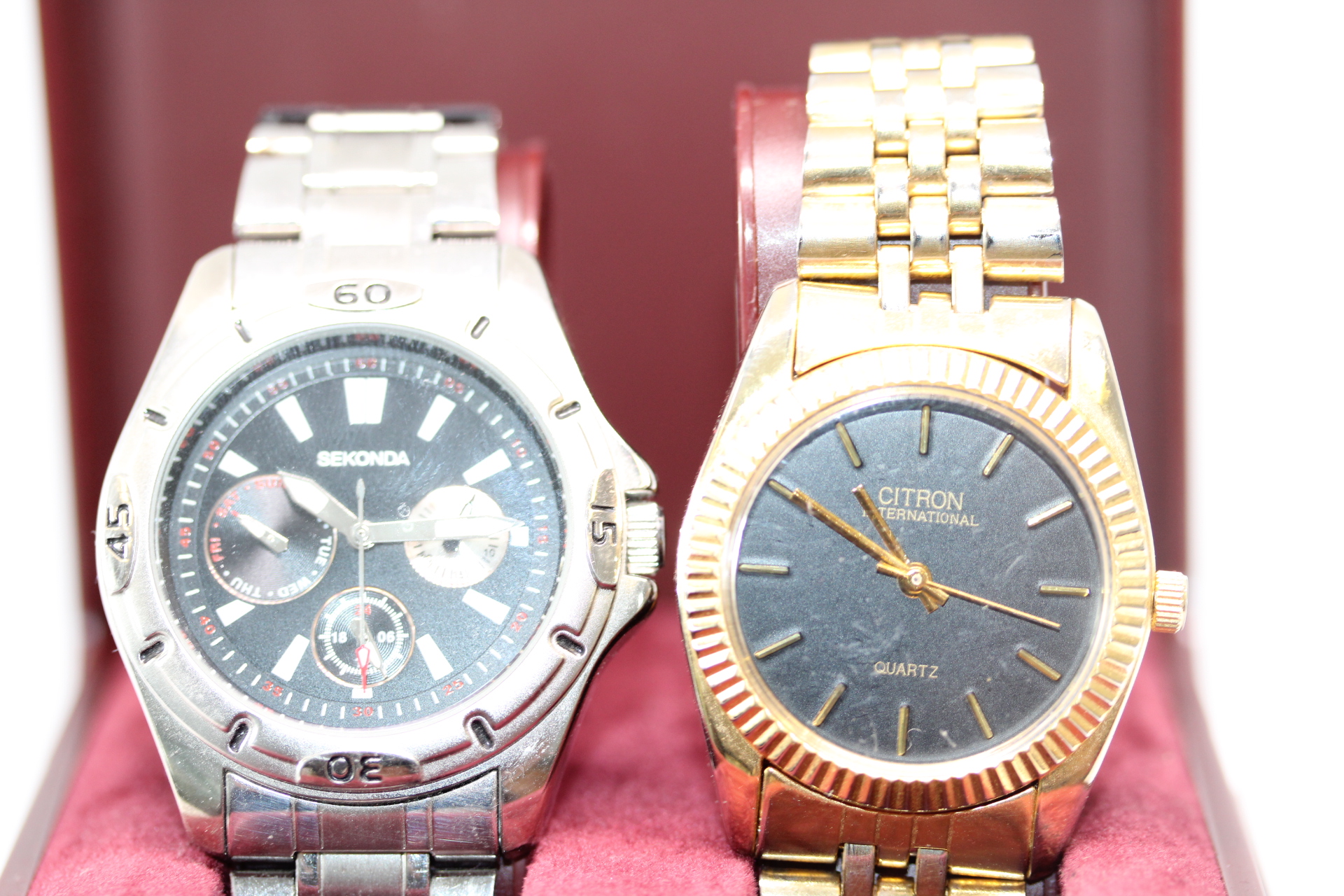 2x Gents wristwatches - Sekonda & Citron