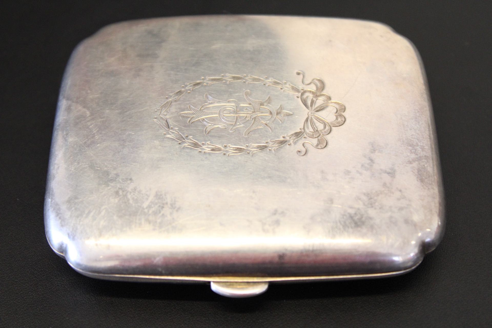 Silver cigarette case Birminham 105g