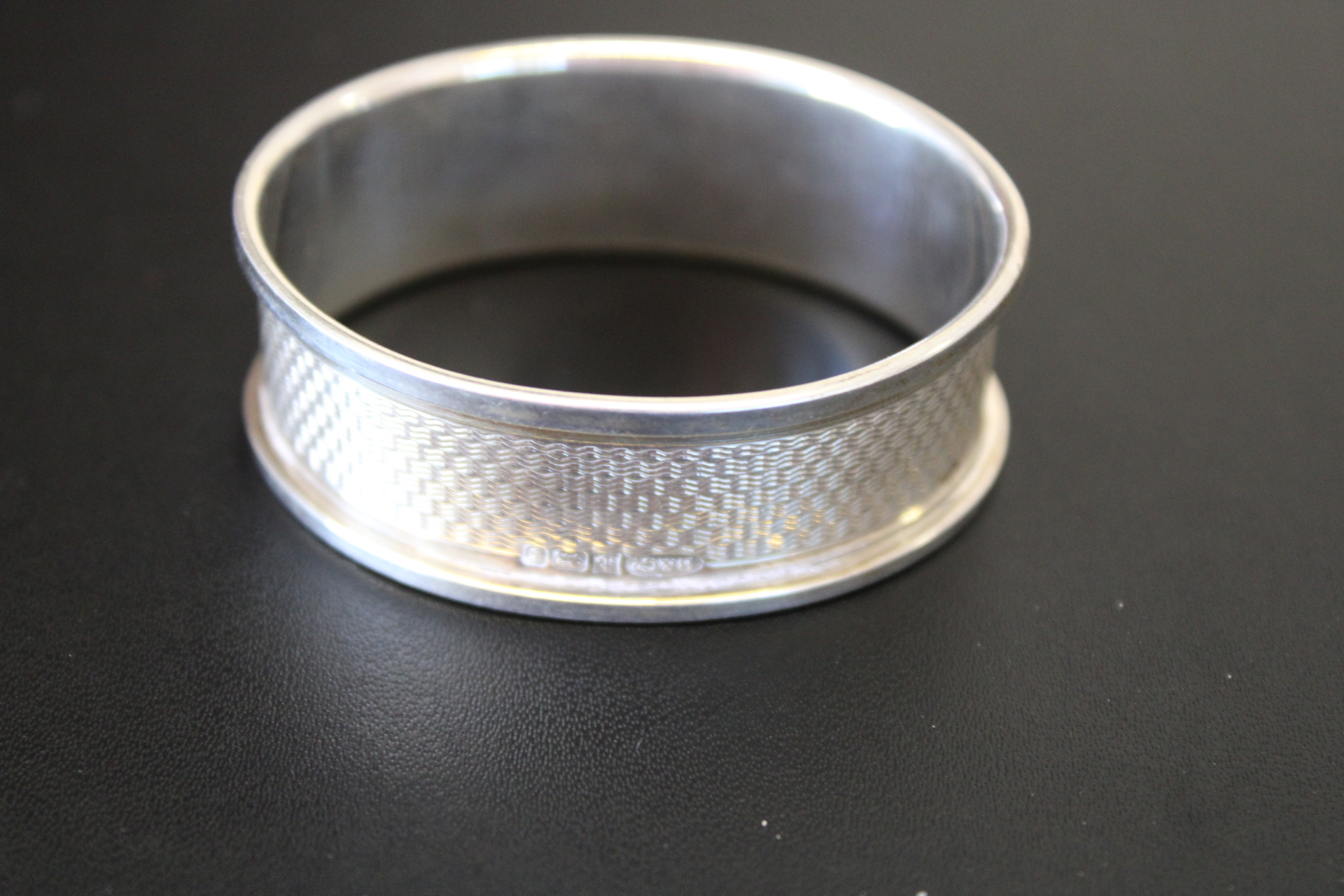 Silver napkin ring birmmingham 15g