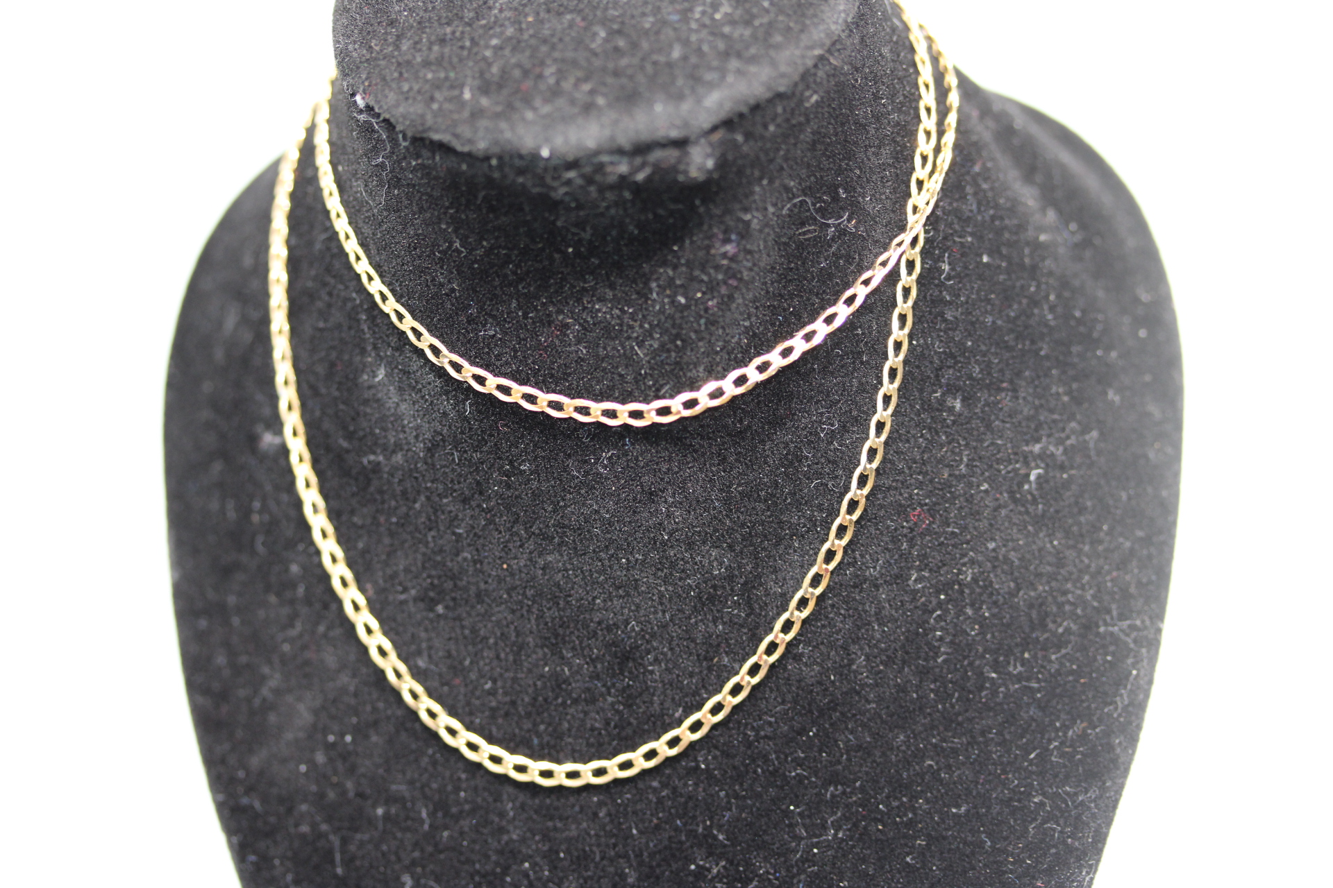 9ct Gold chain Weight 1.9g Length 40 cm