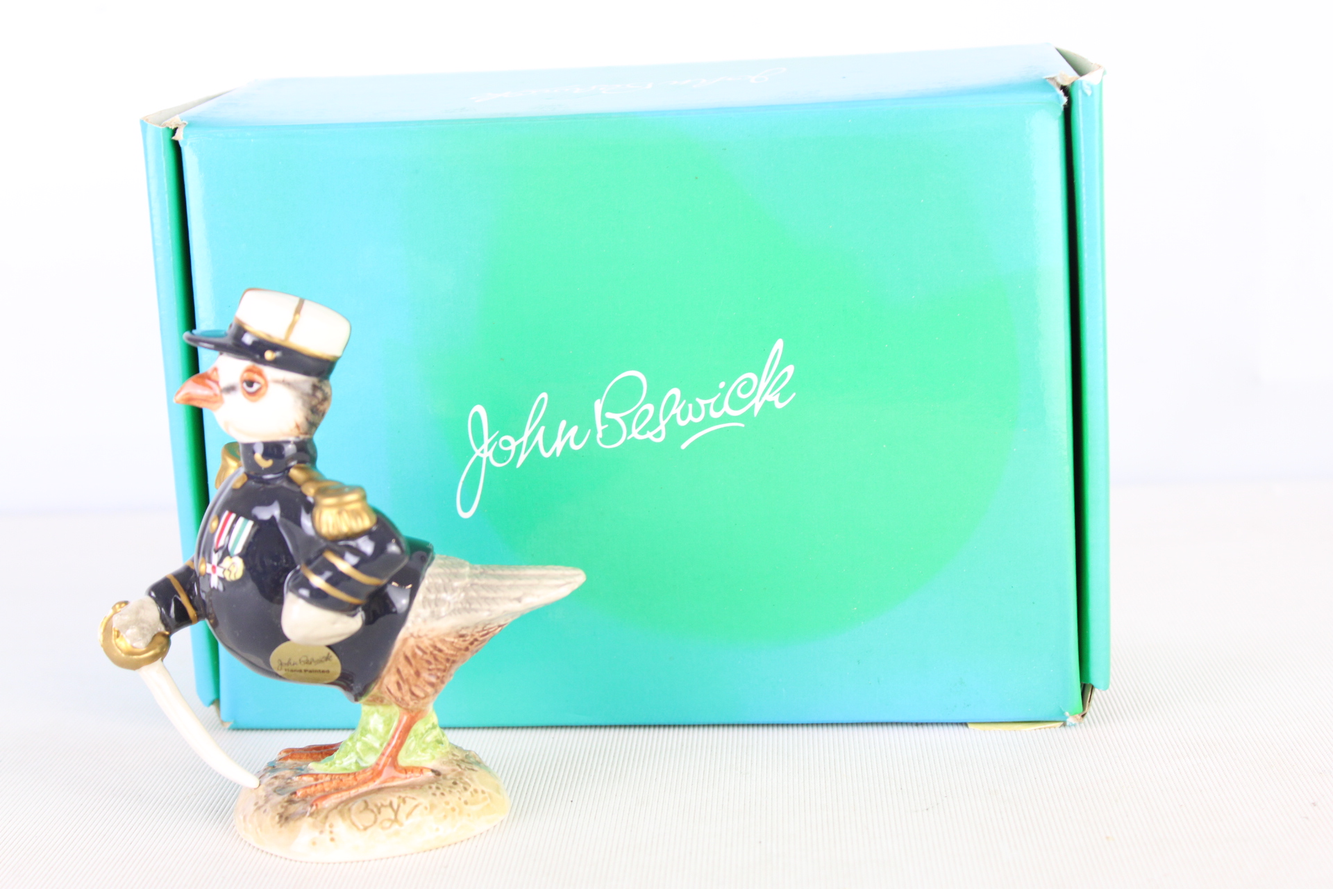 John Beswick Bryn Parry The Frenchman Ceramic Figurine in Original Retail Box - Box A.F