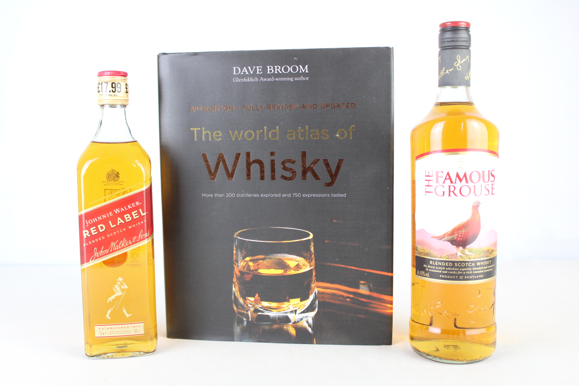 Johnnie Walker and Famous Grouse Whiskies and Reference Book - Book cover A.F