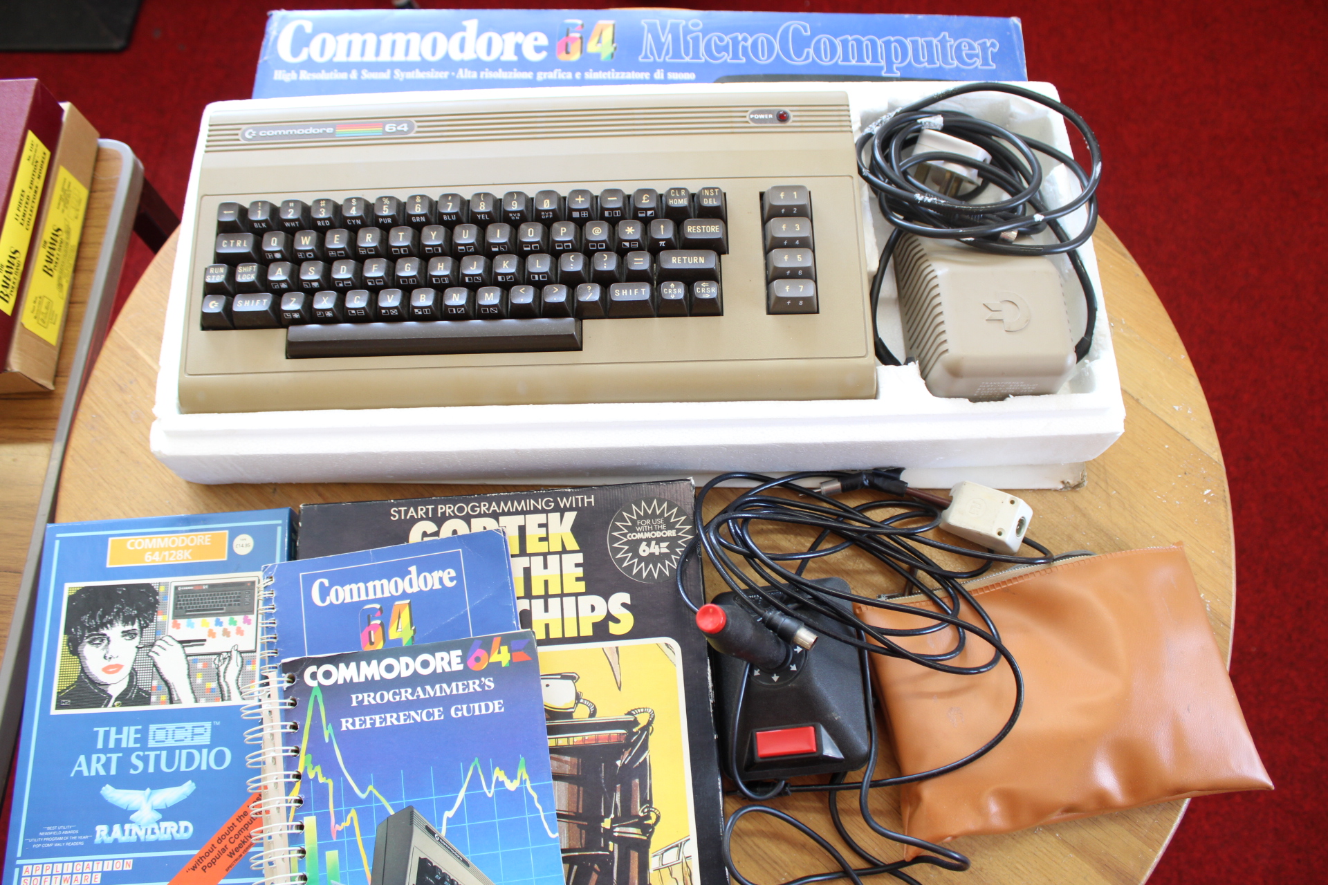 Commodore Plastic 64 Microcomputer in Original Retail Box - Box A.F