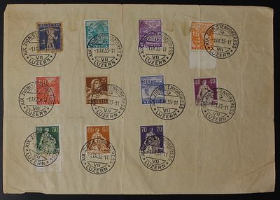 Israel , Switzerland , 1935 Zionist congress. The Scans are a Part of the Item description 