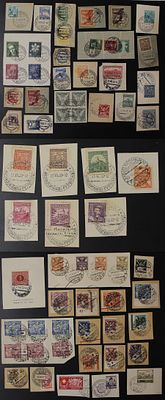 Zionism, a collection of stamps stamped, with the stamps of the Zionist Congress from a number 
