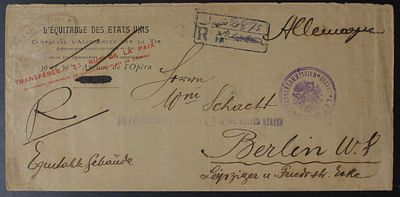 Palestine, Jerusalem, 1915, envelope with printed advertisement in the Ottoman period. The Scans 