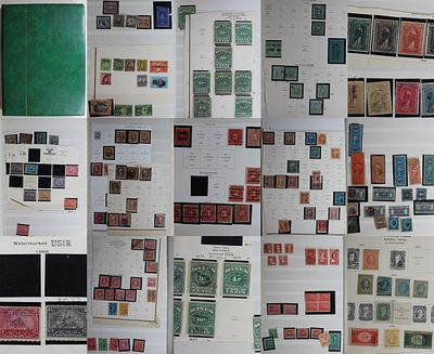United States , a beautiful collection of stamps in album. The Scans are a Part of the Item 