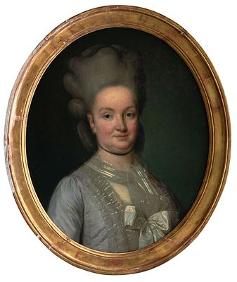 Lodovico Gallina (1752 - 1787), attribuito a Ritratto femminile - Lodovico Gallina (1752 - 1787)