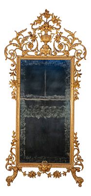 Lucca (III quarto del XVIII secolo) Specchiera in stile transizione - Lucca (III quarto del XVIII
