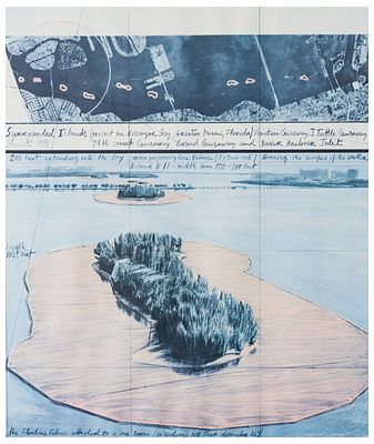 Christo Javašev (1935 - 2020), da Surrounded Islands, Project for Biscayne Bay, Miami - Christo 