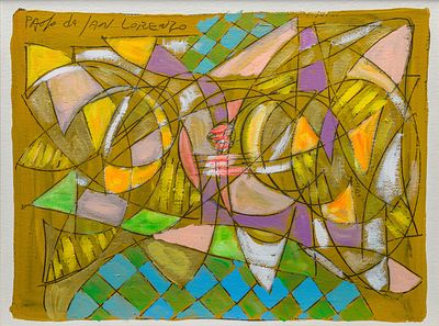 Paolo da San Lorenzo (1935) Informale, 1993 - Paolo da San Lorenzo (1935) Informale, 1993 Olio e 